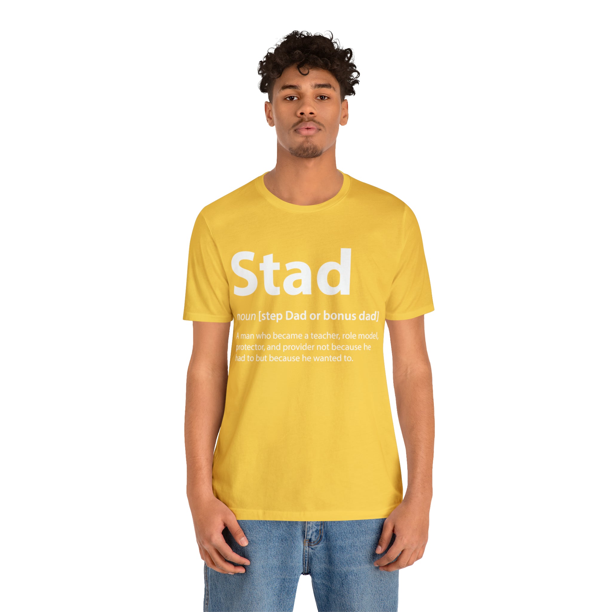 Fathers Day Gift Step Dad Unisex Softstyle T-Shirt Stad Step definition