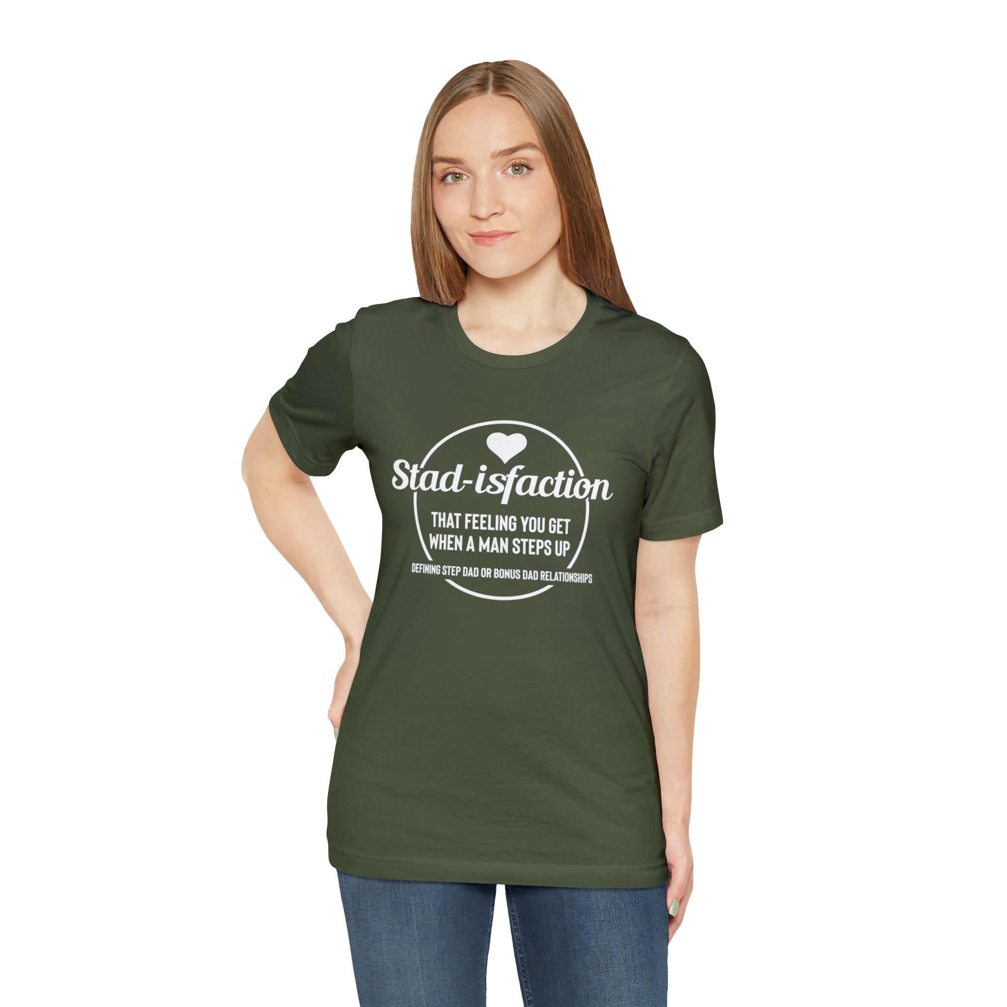 Fathers Day Gift Step Dad Unisex Softstyle T-Shirt Stad-isfaction Step Dad