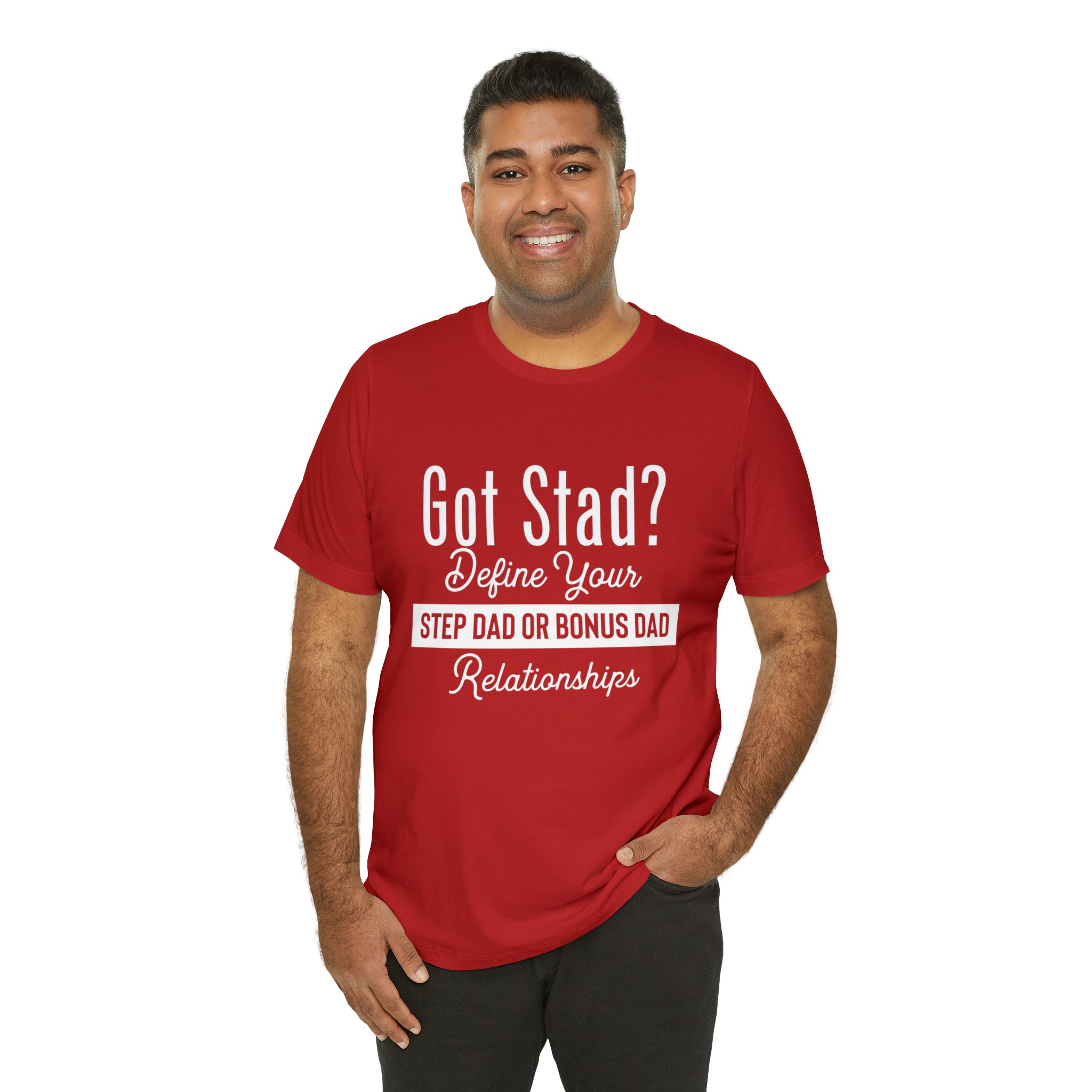 Fathers Day Gift Step Dad Unisex Softstyle T-Shirt Got Stad? Step Dad