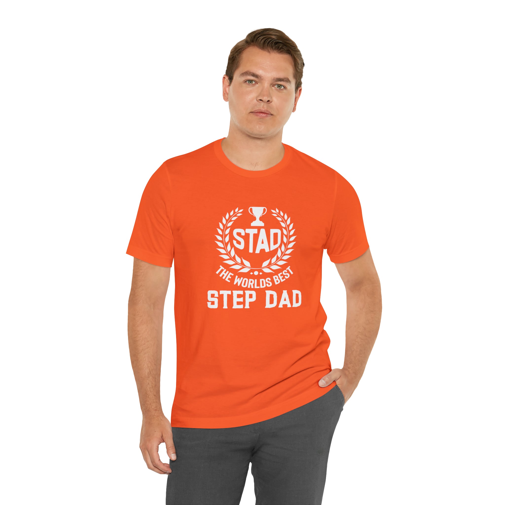 Fathers Day Gift Step Dad Unisex Softstyle T-Shirt Stad Worlds Best Step Dad