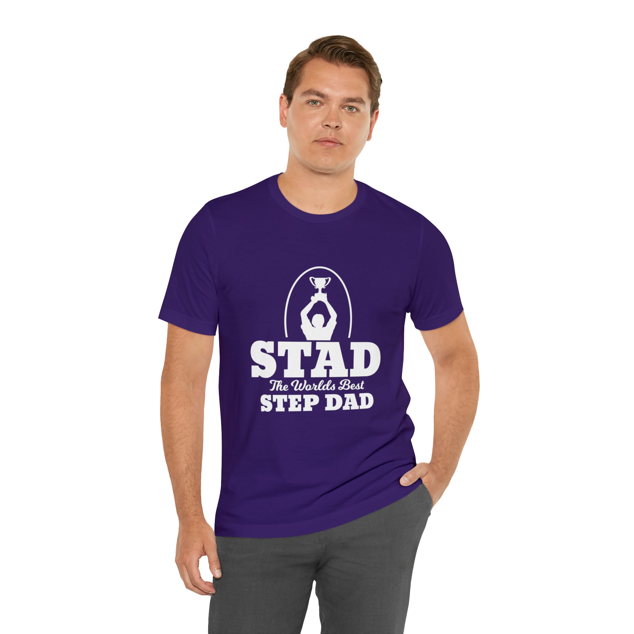 Fathers Day Gift Step Dad Unisex Softstyle T-Shirt Stad Worlds Best Step Dad