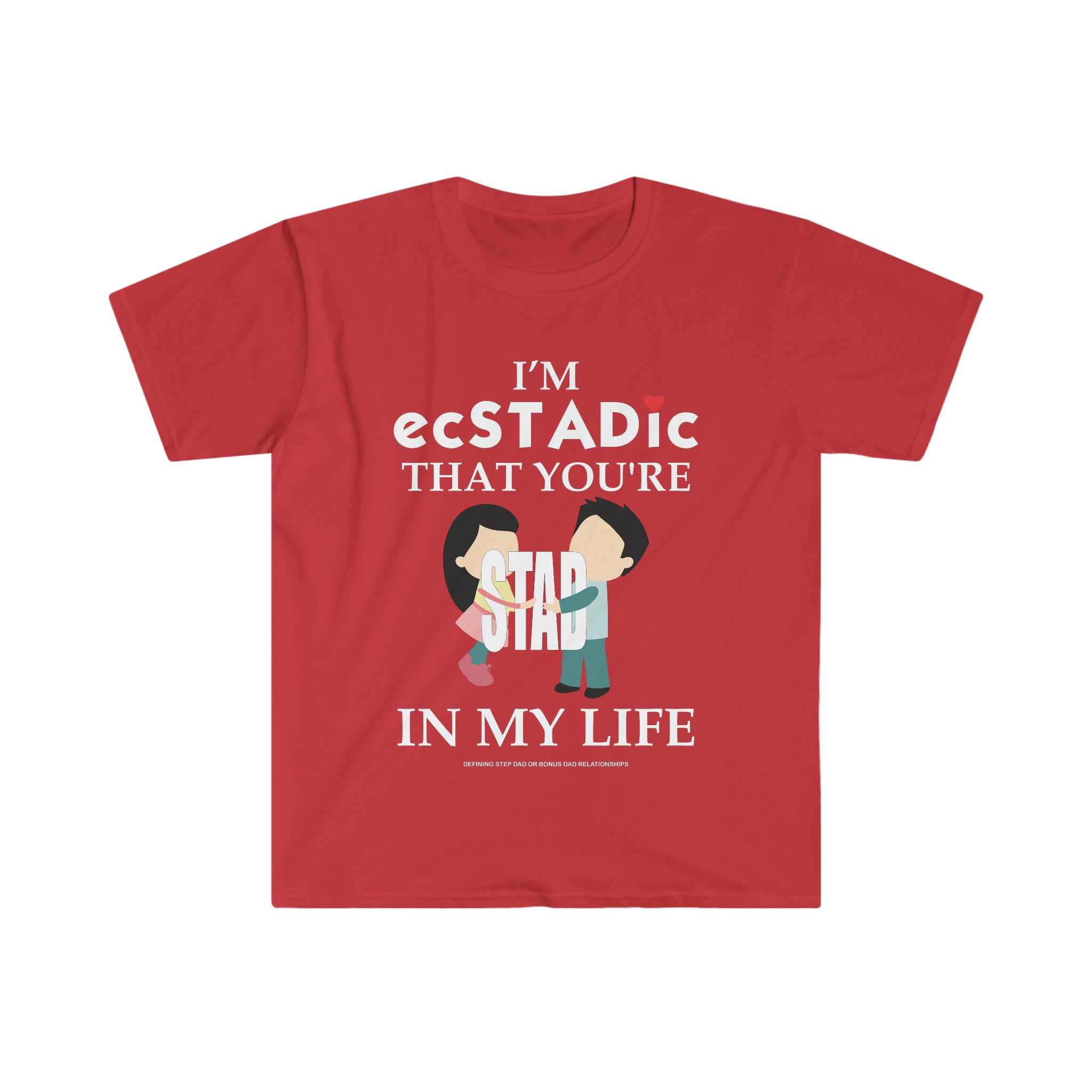 Fathers Day Gift Step Dad Unisex Softstyle T-Shirt ec-Stad_ic step dad