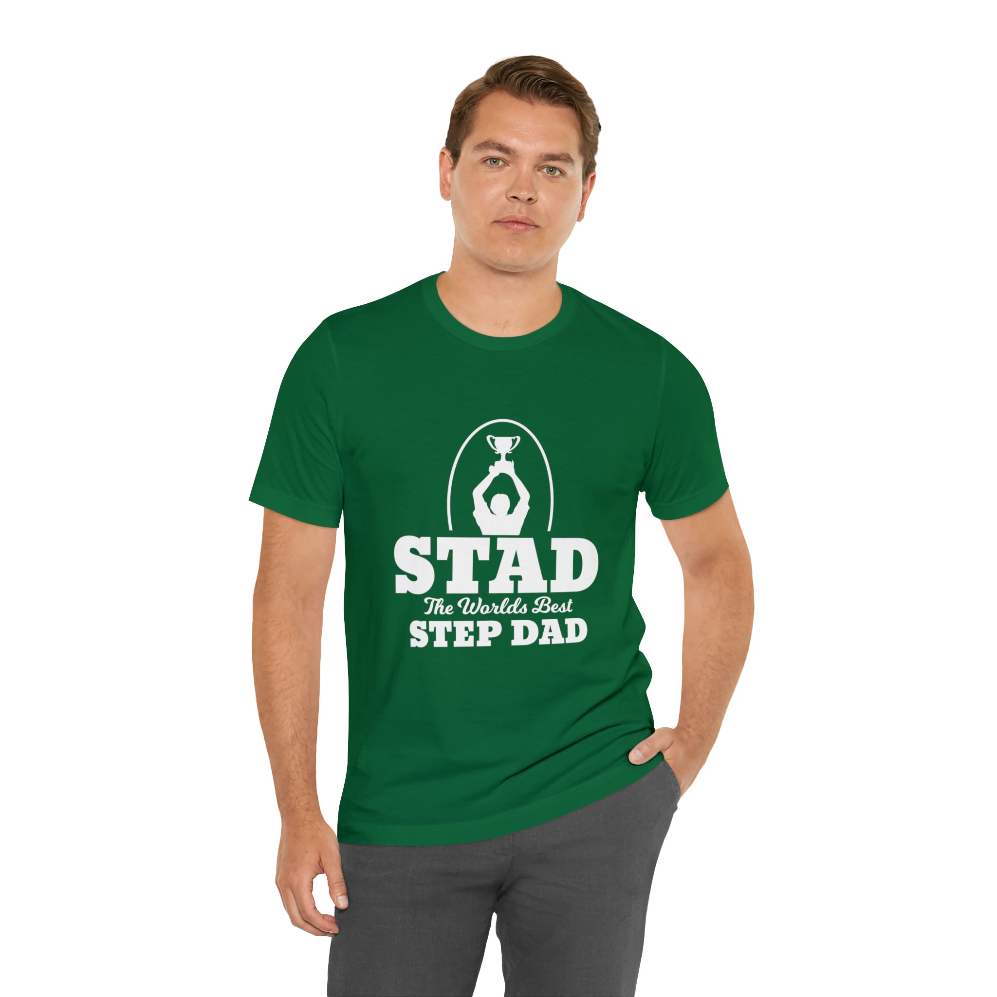 Fathers Day Gift Step Dad Unisex Softstyle T-Shirt Stad Worlds Best Step Dad