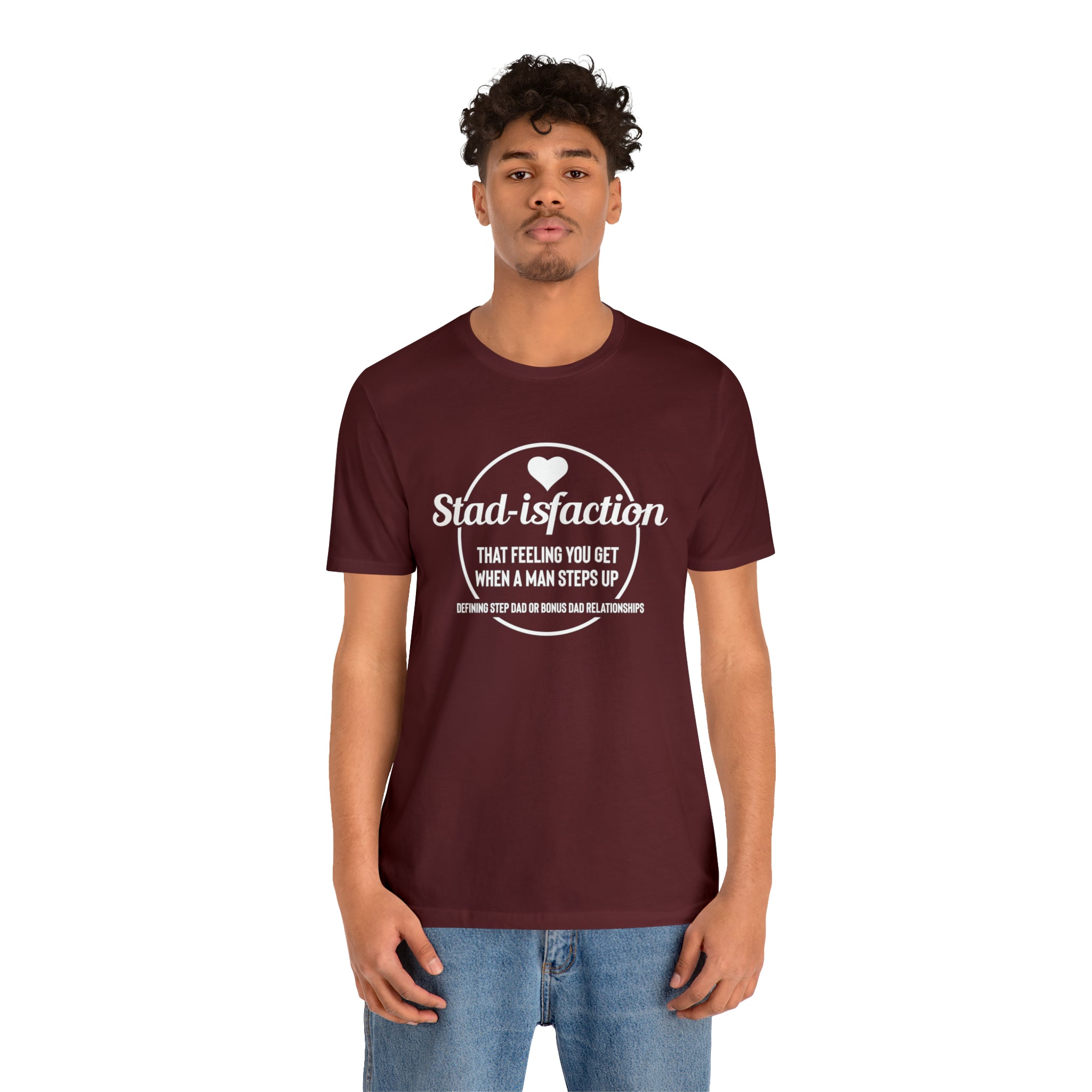 Fathers Day Gift Step Dad Unisex Softstyle T-Shirt Stad-isfaction Step Dad