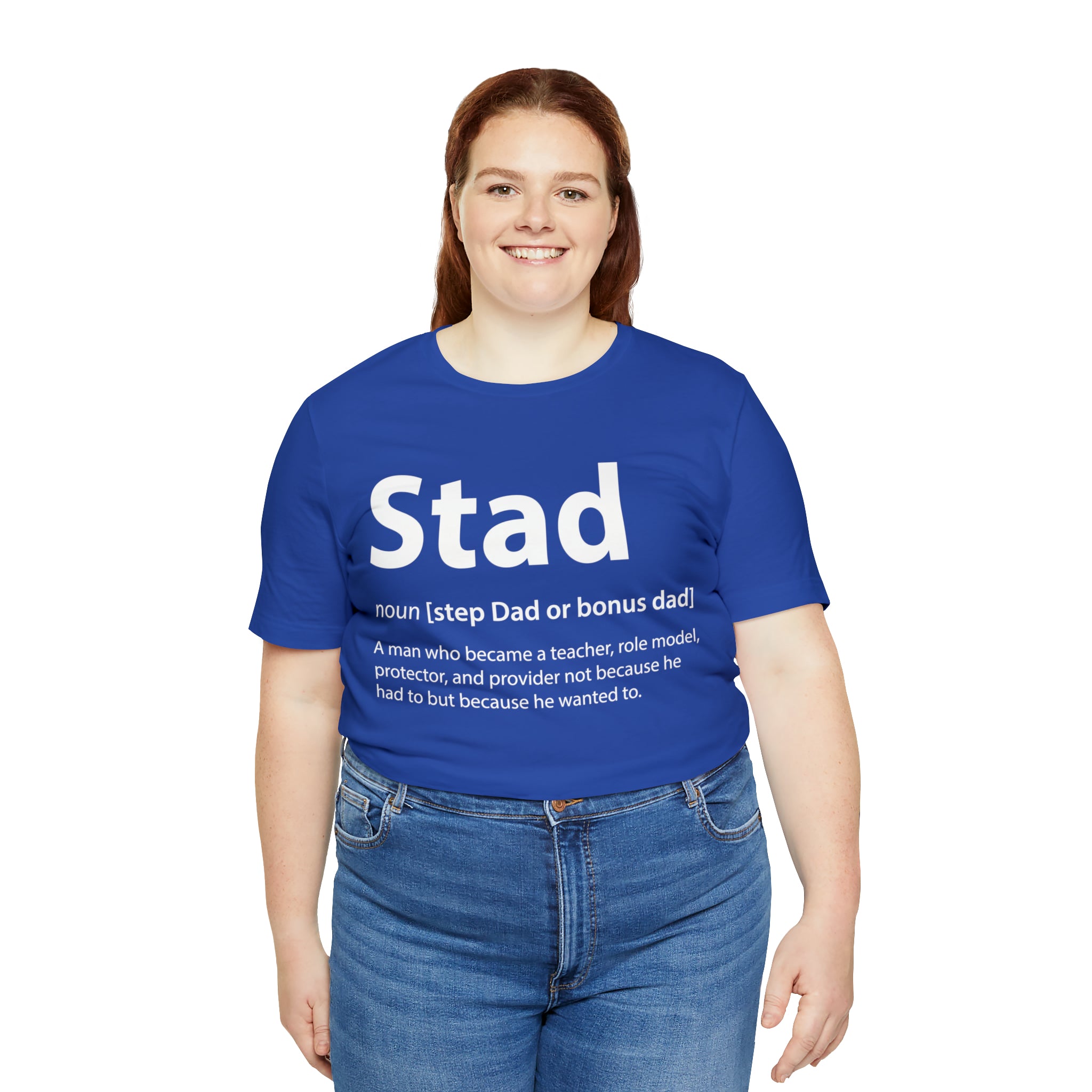 Fathers Day Gift Step Dad Unisex Softstyle T-Shirt Stad Step definition