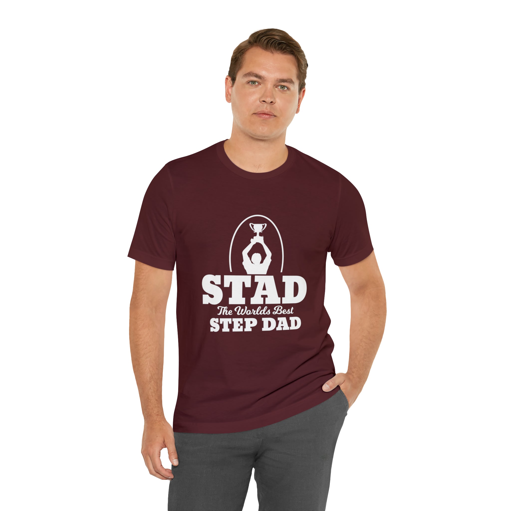 Fathers Day Gift Step Dad Unisex Softstyle T-Shirt Stad Worlds Best Step Dad