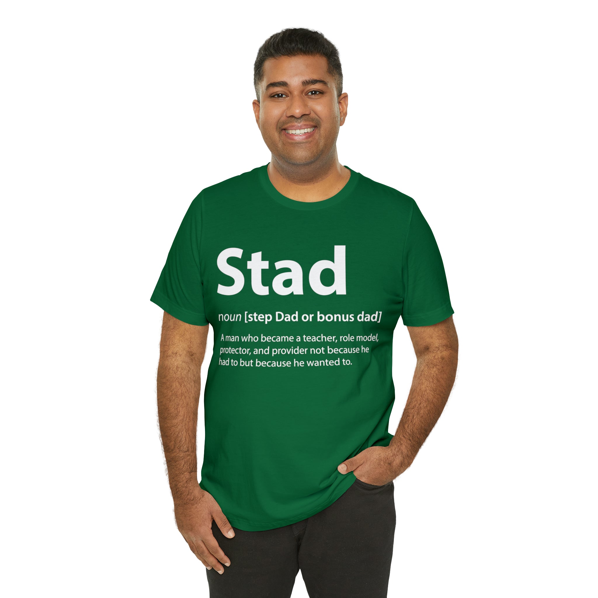 Fathers Day Gift Step Dad Unisex Softstyle T-Shirt Stad Step definition