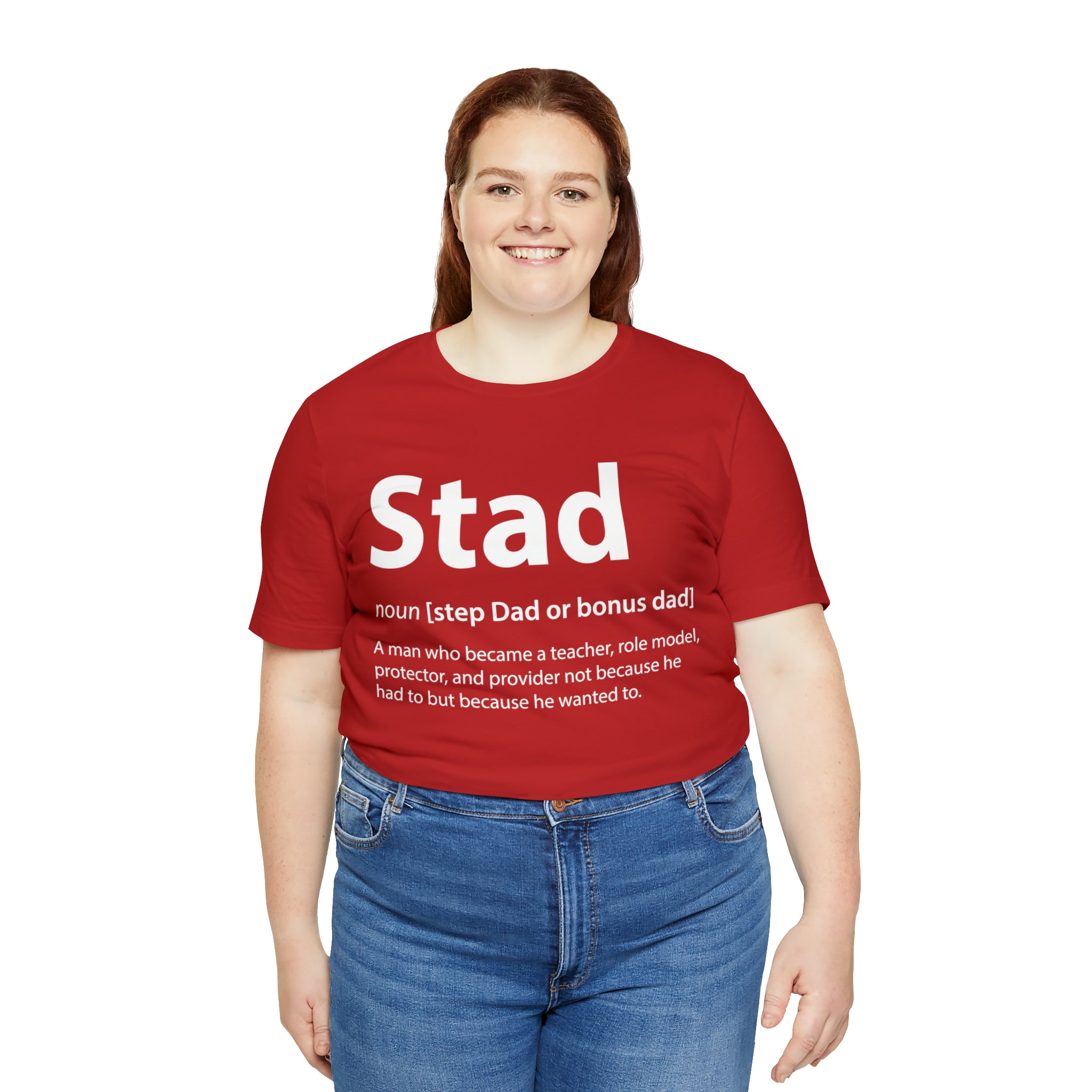 Fathers Day Gift Step Dad Unisex Softstyle T-Shirt Stad Step definition