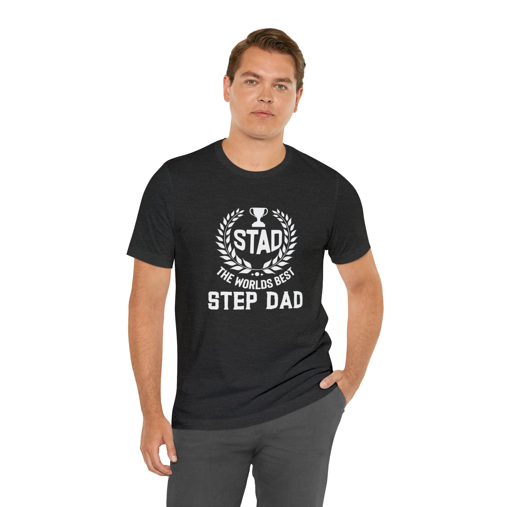 Fathers Day Gift Step Dad Unisex Softstyle T-Shirt Stad Worlds Best Step Dad