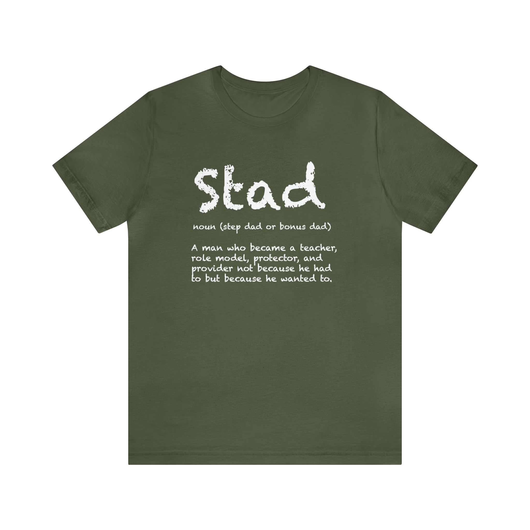 Fathers Day Gift Step Dad Unisex Softstyle T-Shirt Stad Step definition