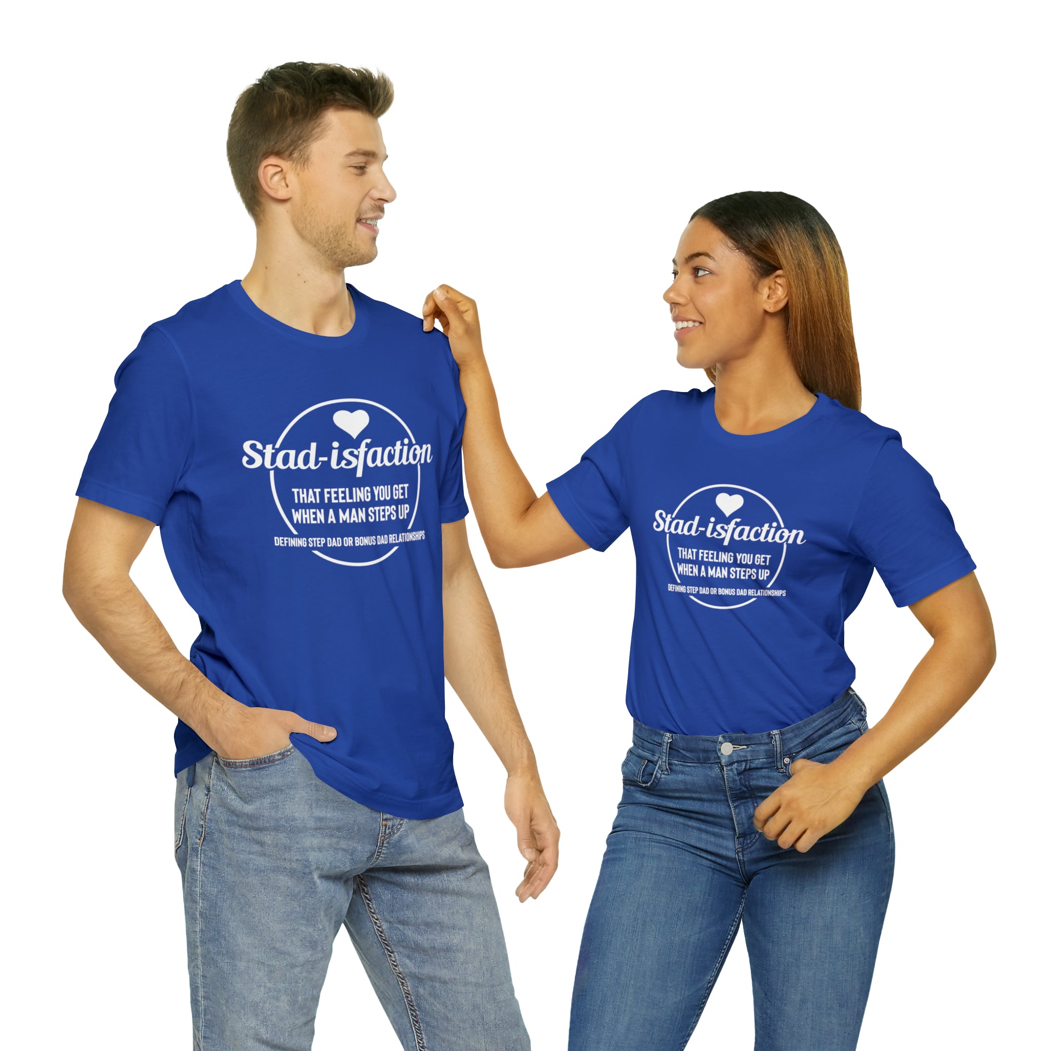 Fathers Day Gift Step Dad Unisex Softstyle T-Shirt Stad-isfaction Step Dad