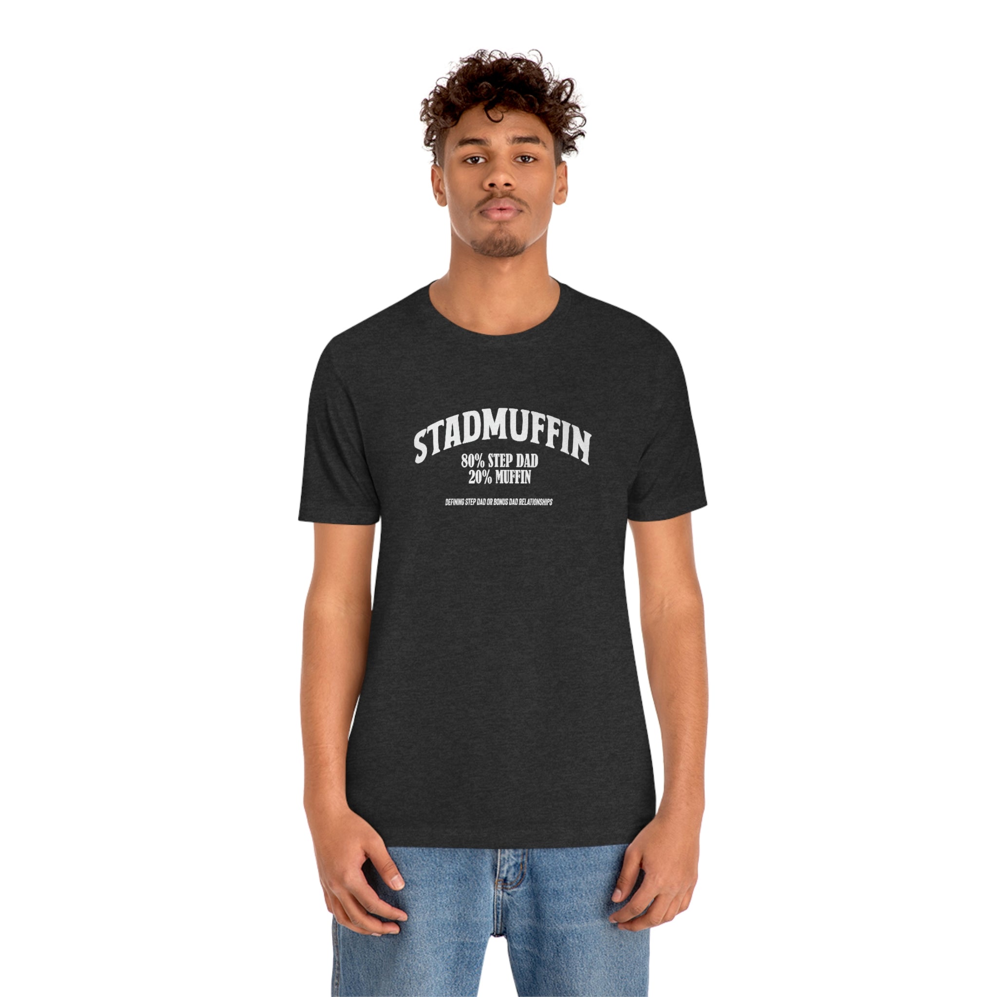Fathers Day Gift Step Dad Unisex Softstyle T-Shirt Stad Muffin Step Dad