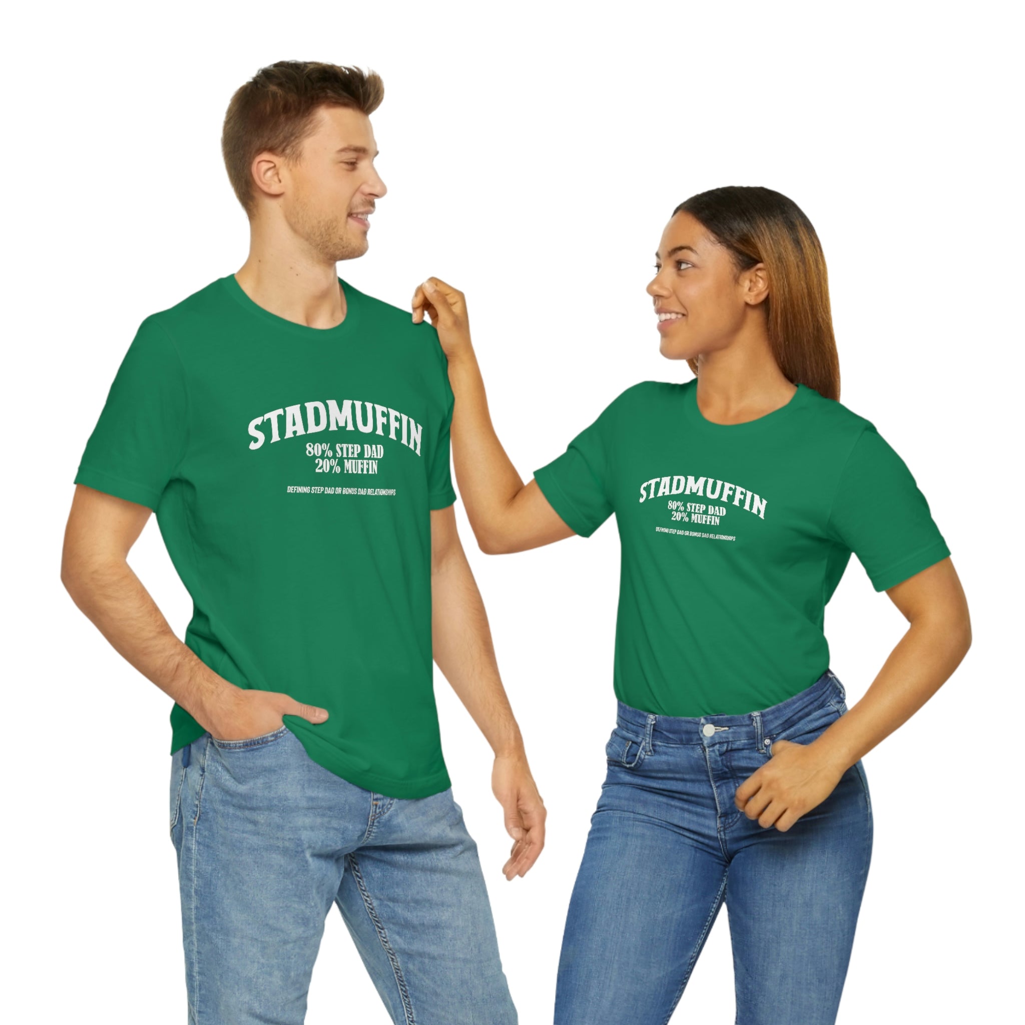 Fathers Day Gift Step Dad Unisex Softstyle T-Shirt Stad Muffin Step Dad