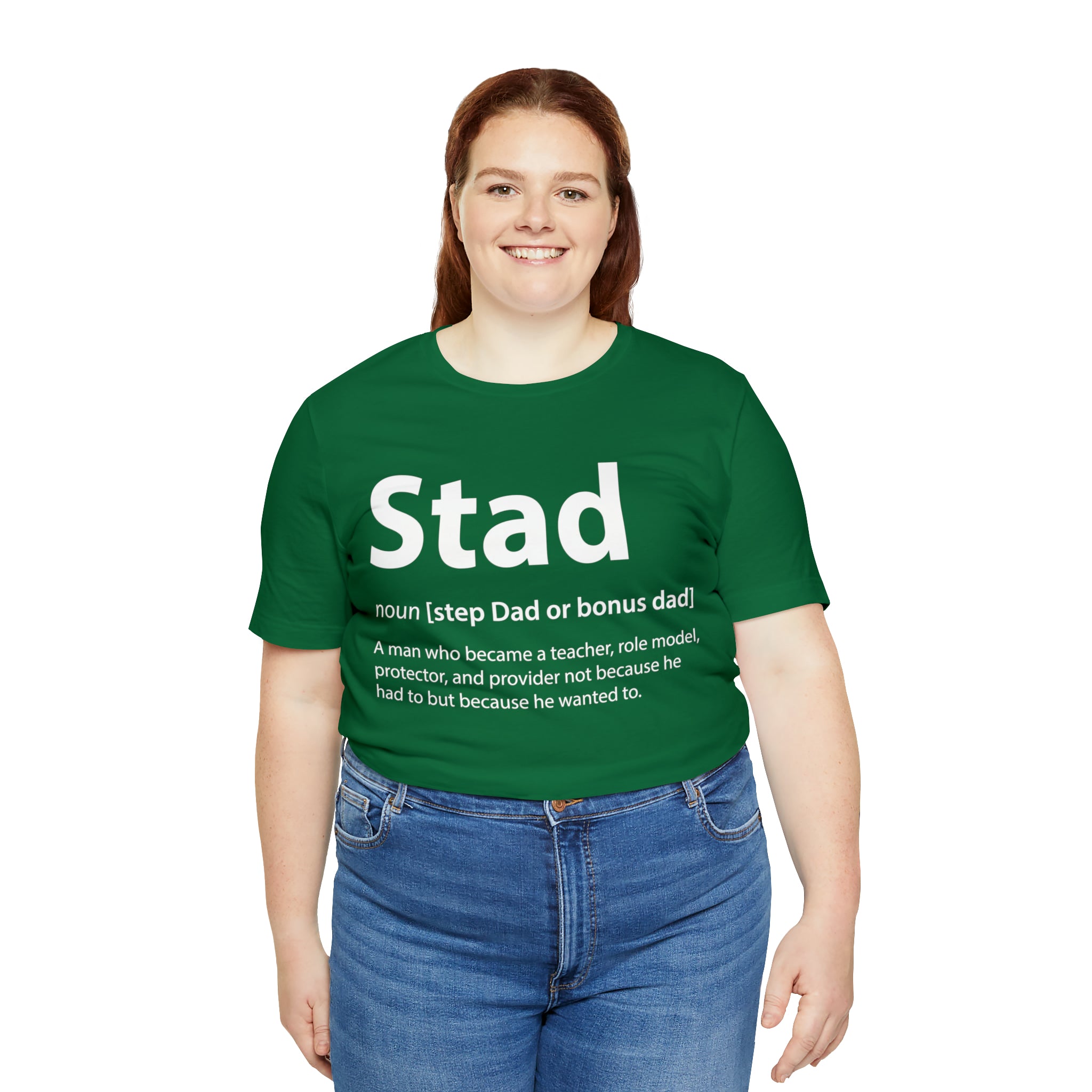 Fathers Day Gift Step Dad Unisex Softstyle T-Shirt Stad Step definition