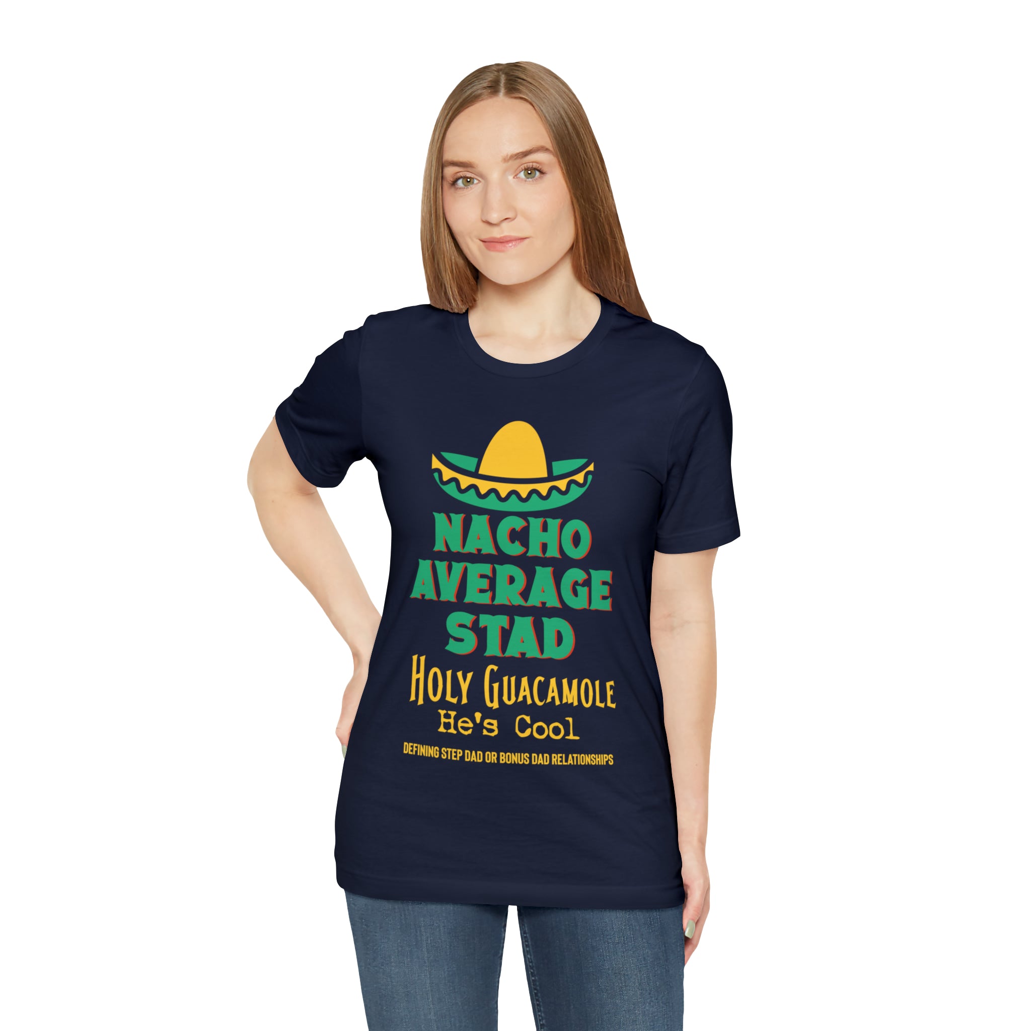 Fathers Day Gift Step Dad Unisex Softstyle T-Shirt Nacho Average Step Dad