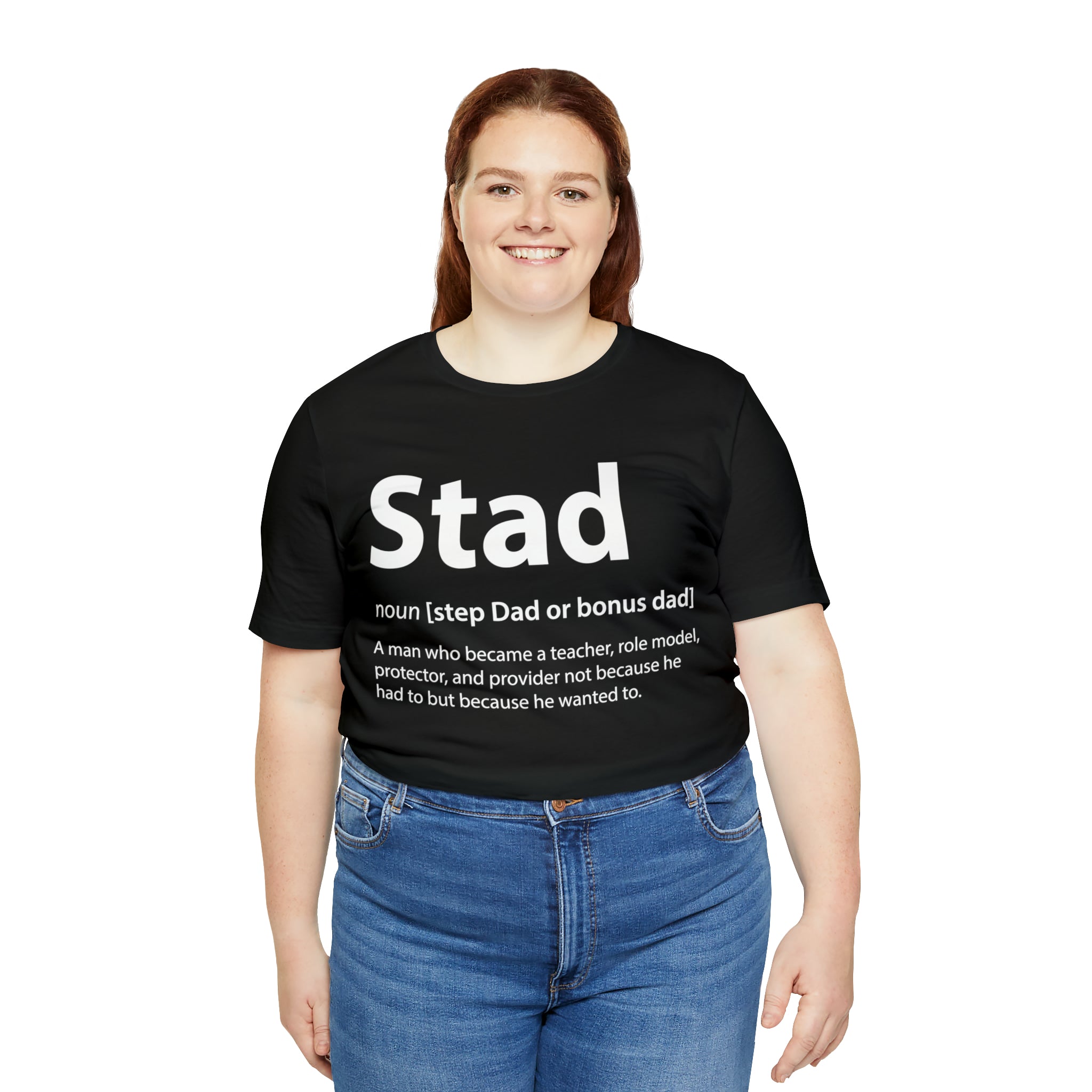Fathers Day Gift Step Dad Unisex Softstyle T-Shirt Stad Step definition