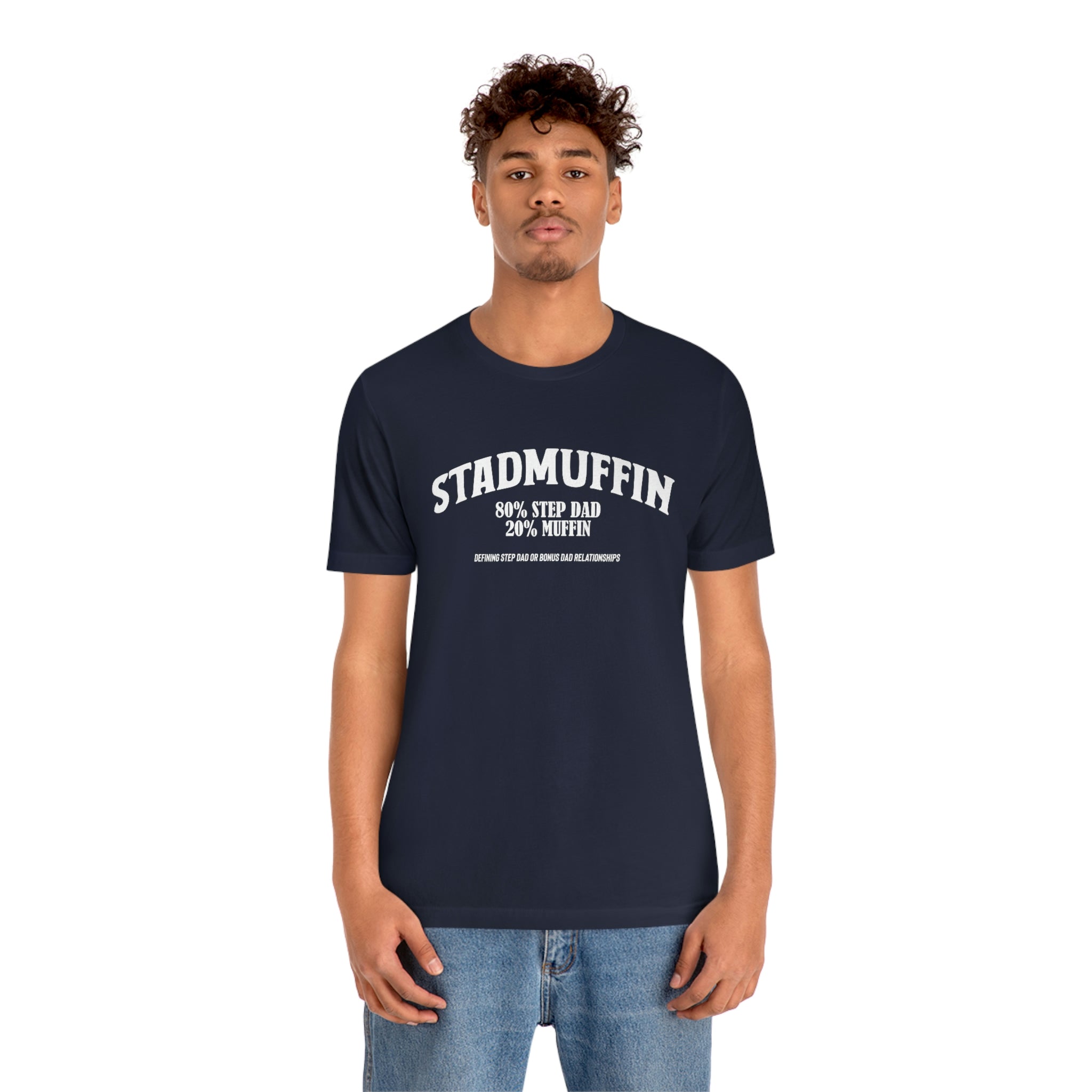 Fathers Day Gift Step Dad Unisex Softstyle T-Shirt Stad Muffin Step Dad