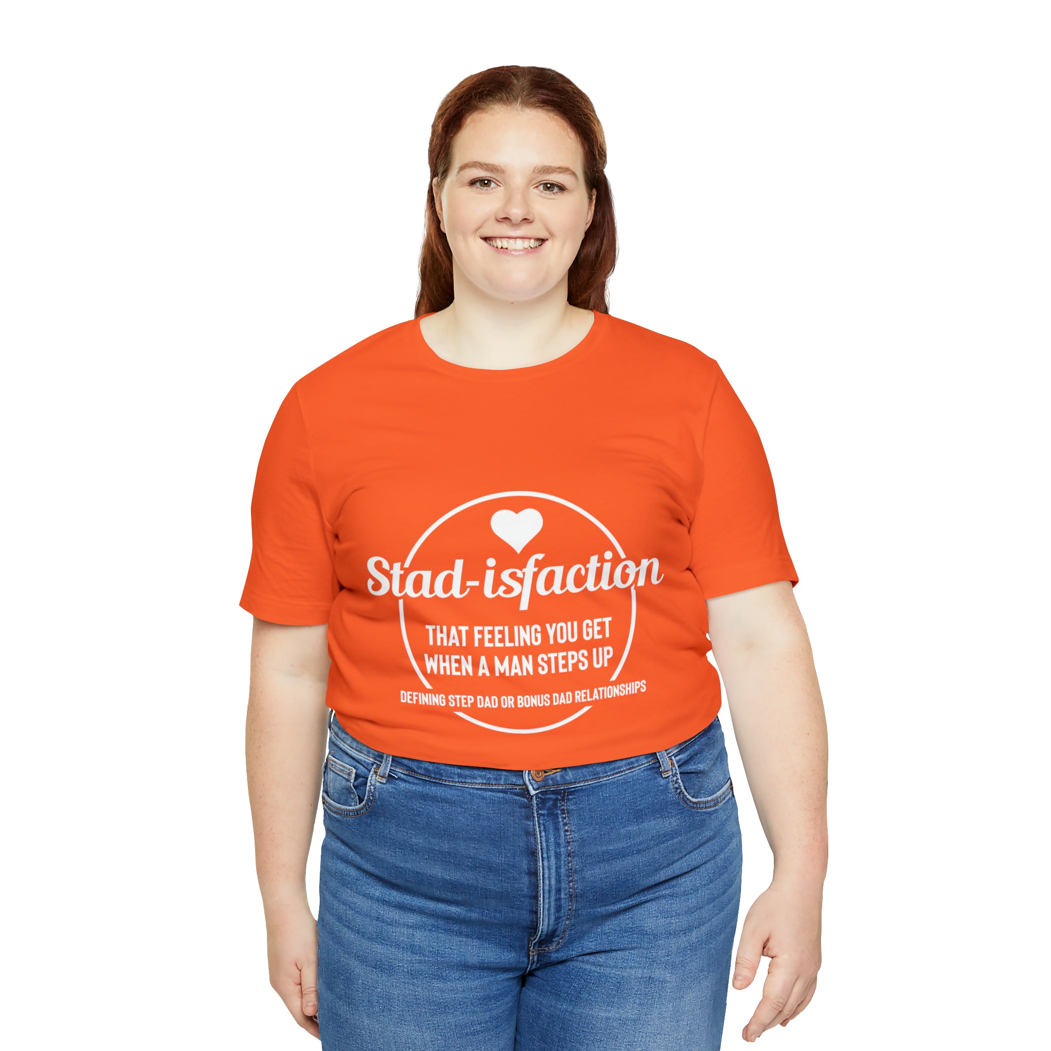 Fathers Day Gift Step Dad Unisex Softstyle T-Shirt Stad -isfaction step Dad