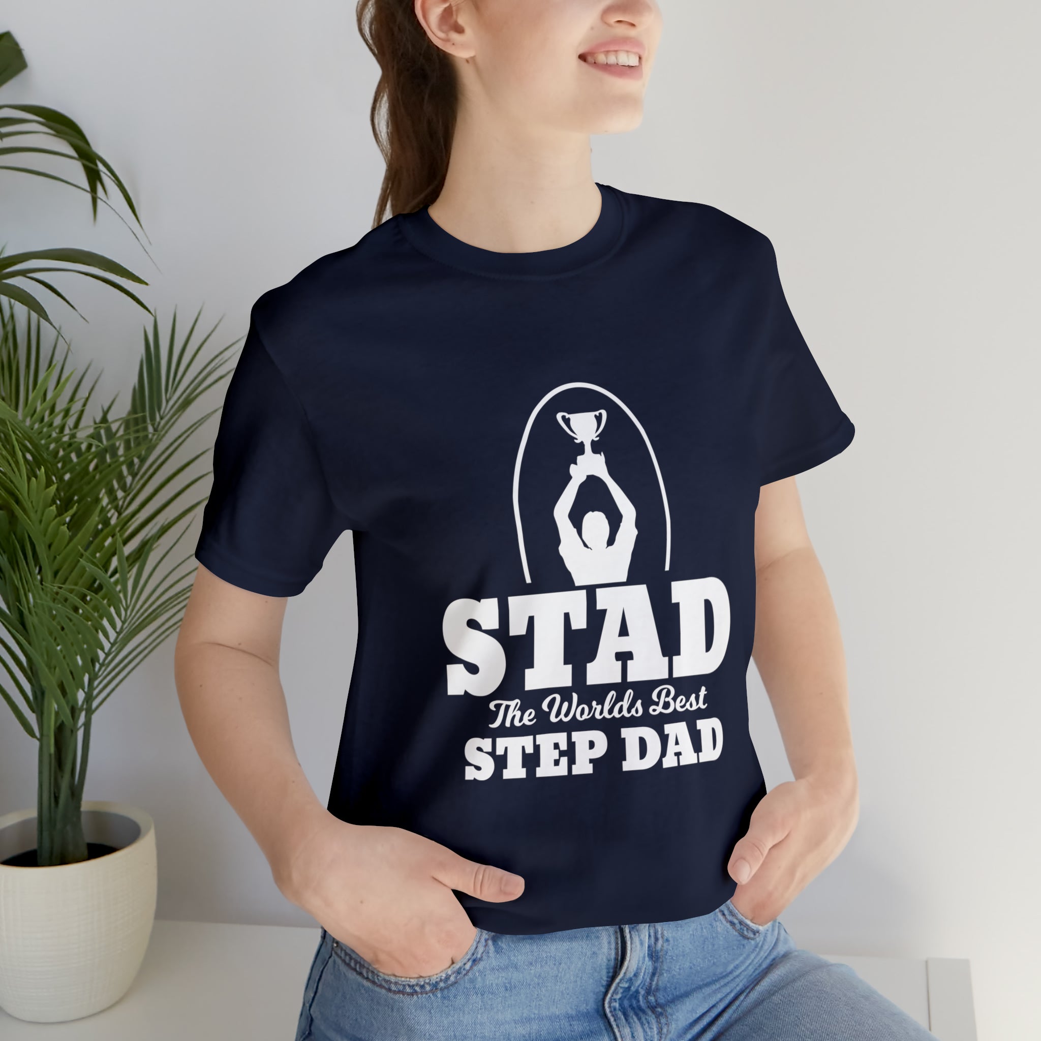 Fathers Day Gift Step Dad Unisex Softstyle T-Shirt Stad Worlds Best Step Dad