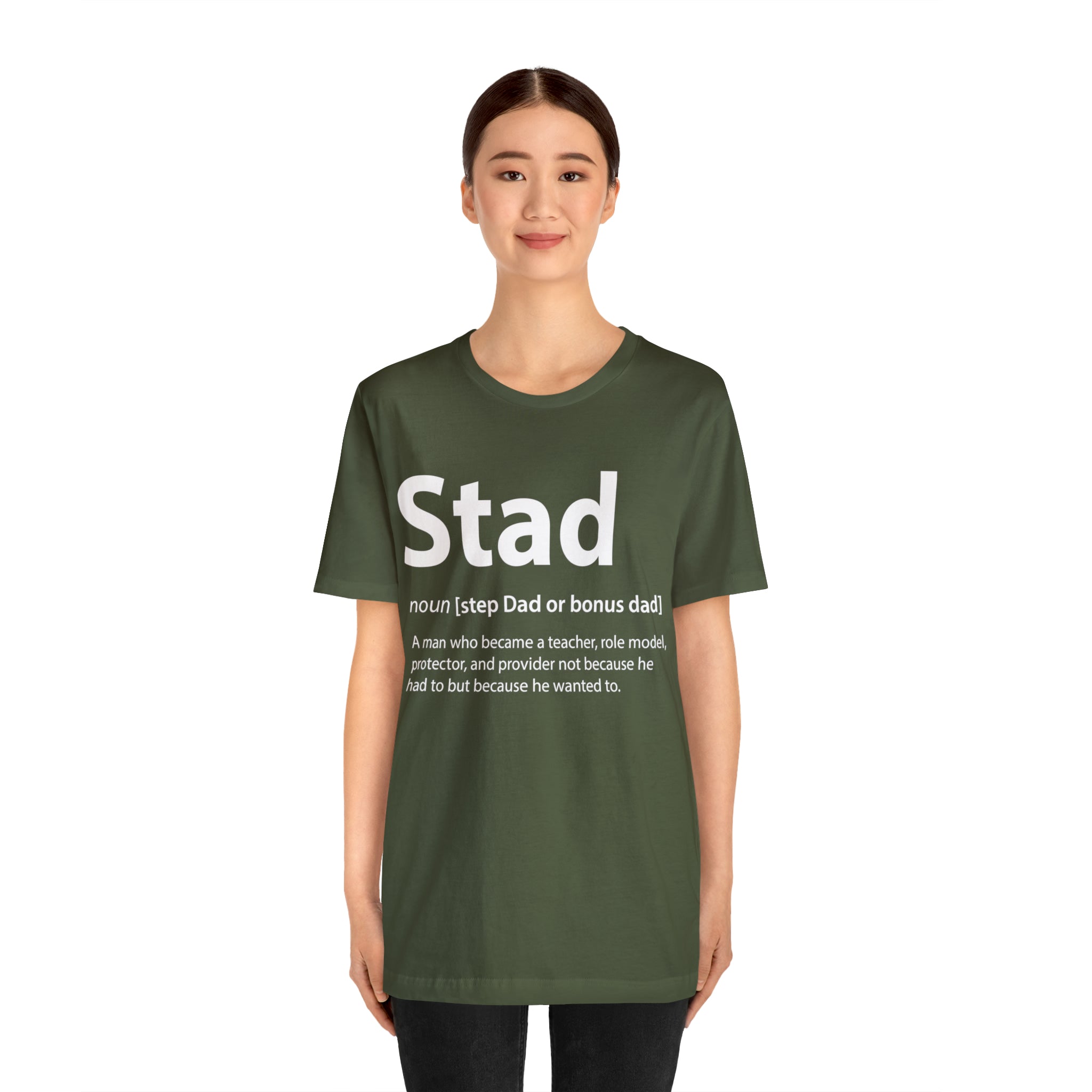 Fathers Day Gift Step Dad Unisex Softstyle T-Shirt Stad Step definition