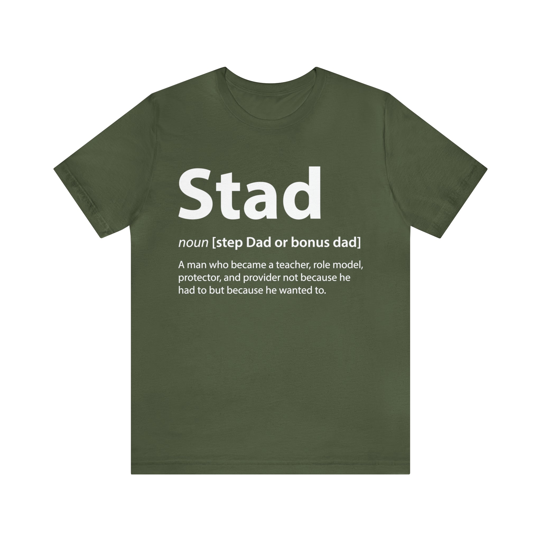 Fathers Day Gift Step Dad Unisex Softstyle T-Shirt Stad Step definition