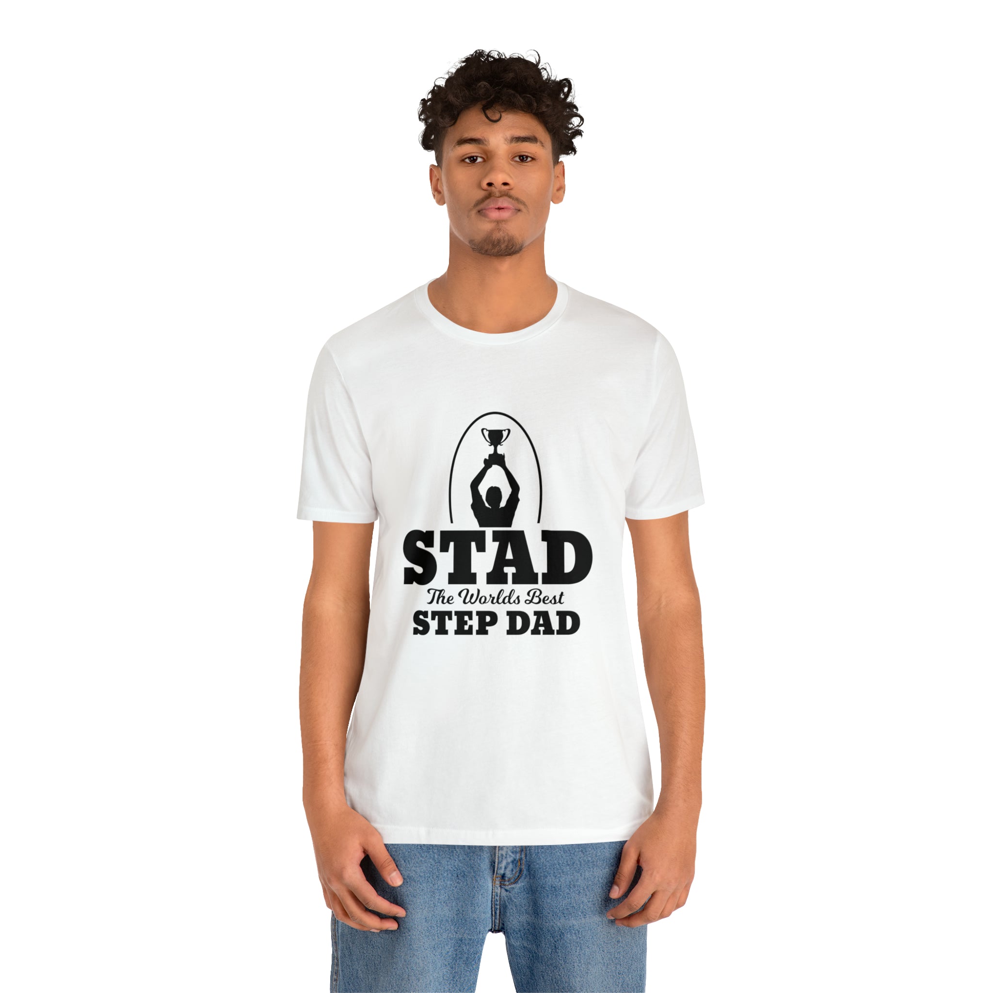 Fathers Day Gift Step Dad Unisex Softstyle T-Shirt Stad Worlds Best Step Dad