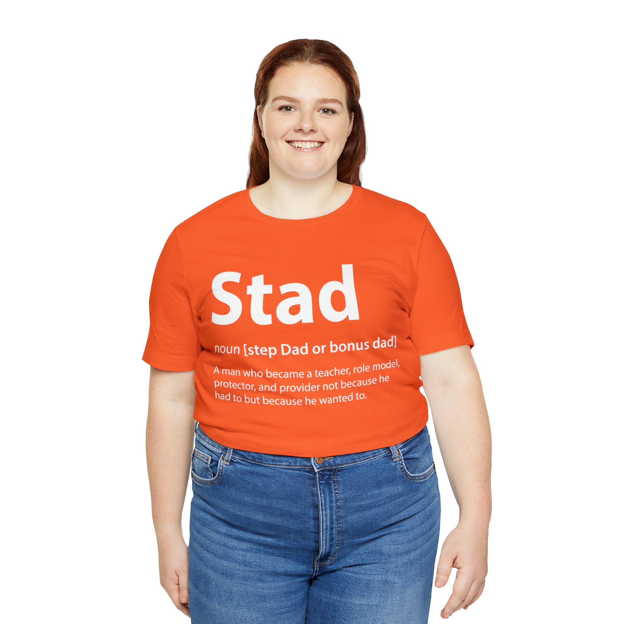 Fathers Day Gift Step Dad Unisex Softstyle T-Shirt Stad Step definition