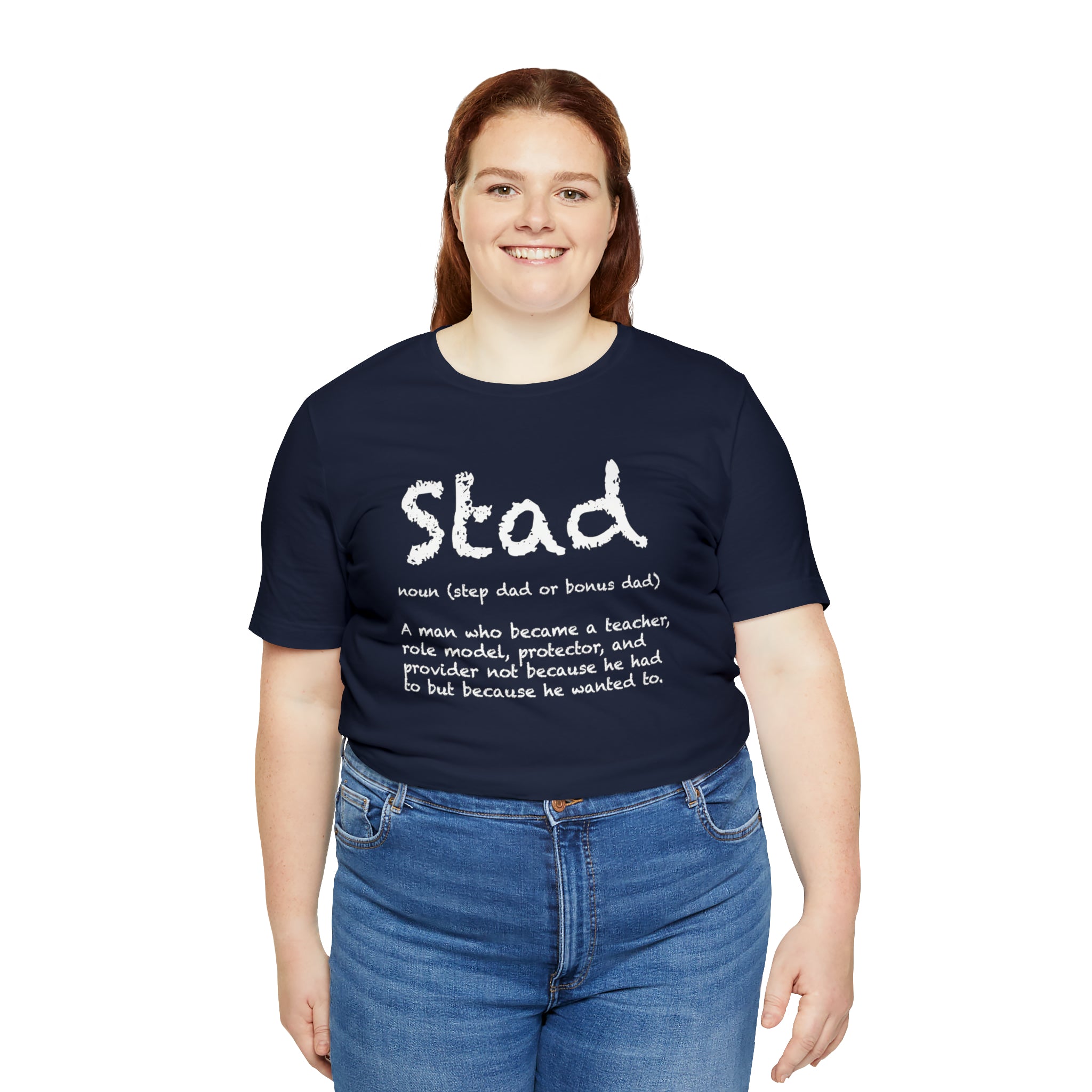 Fathers Day Gift Step Dad Unisex Softstyle T-Shirt Stad Step definition