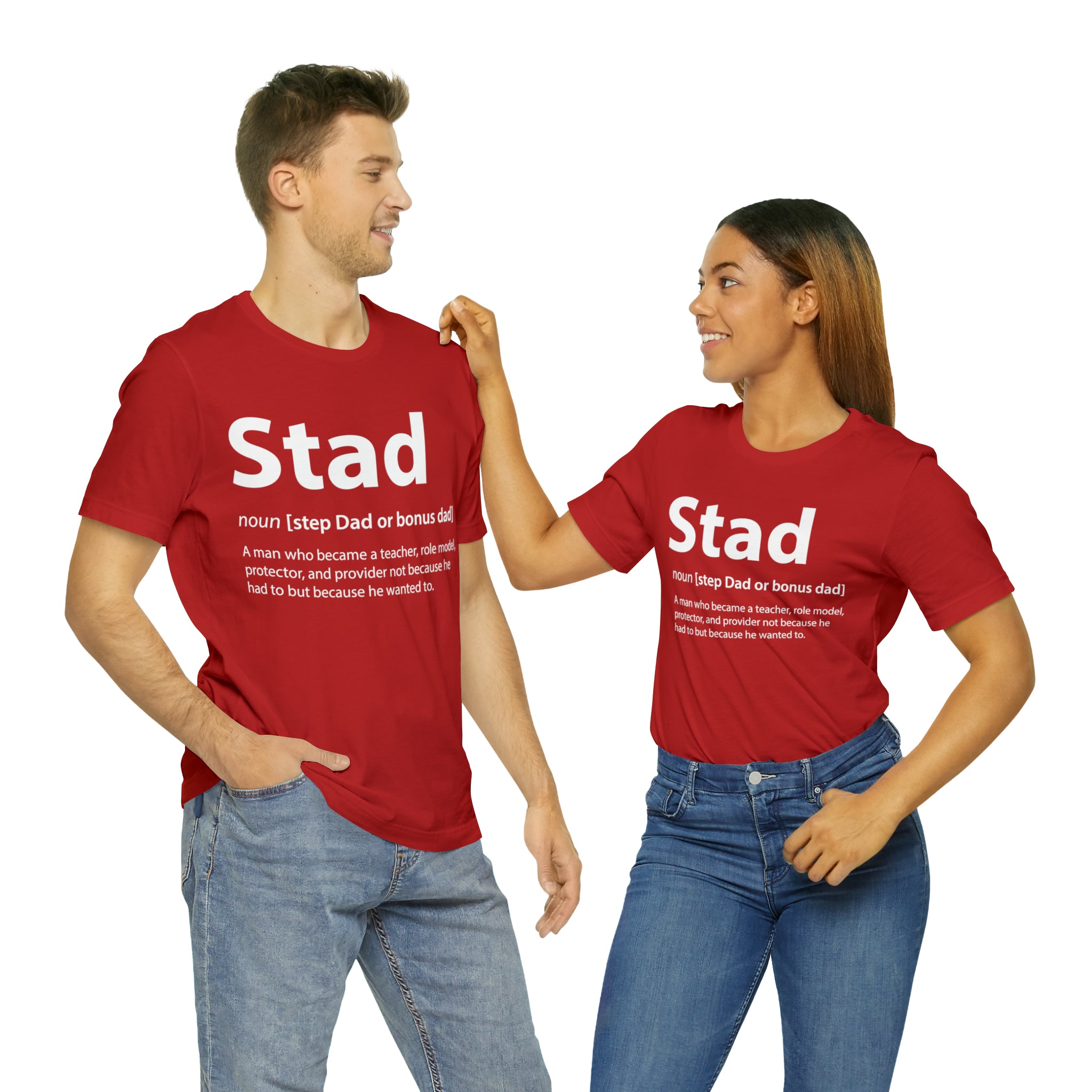 Fathers Day Gift Step Dad Unisex Softstyle T-Shirt Stad Step definition