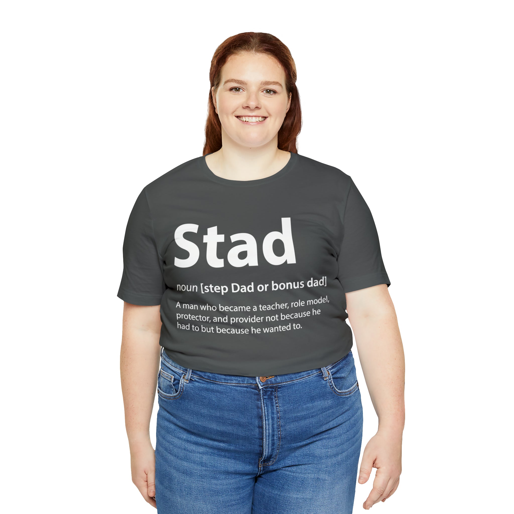 Fathers Day Gift Step Dad Unisex Softstyle T-Shirt Stad Step definition