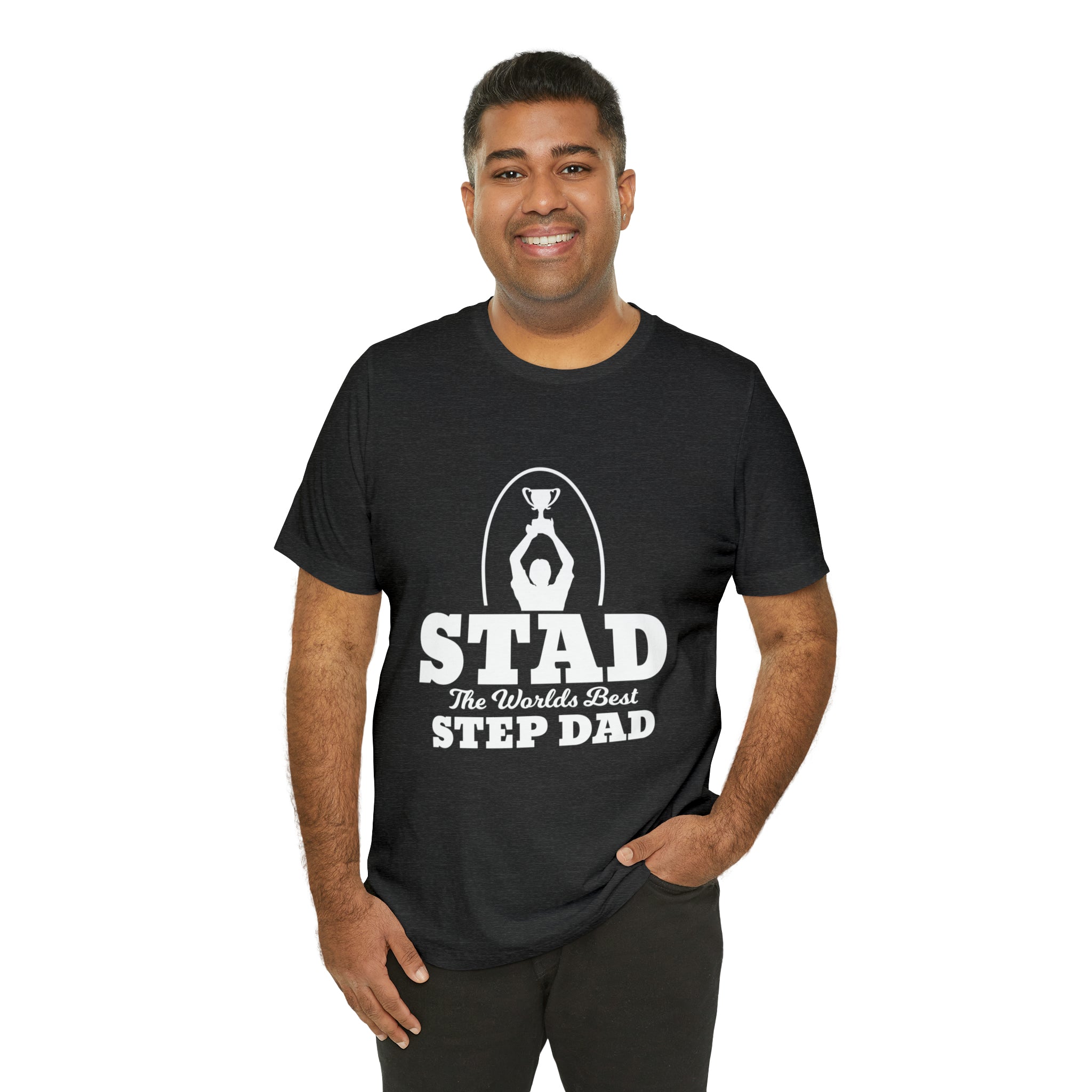 Fathers Day Gift Step Dad Unisex Softstyle T-Shirt Stad Worlds Best Step Dad