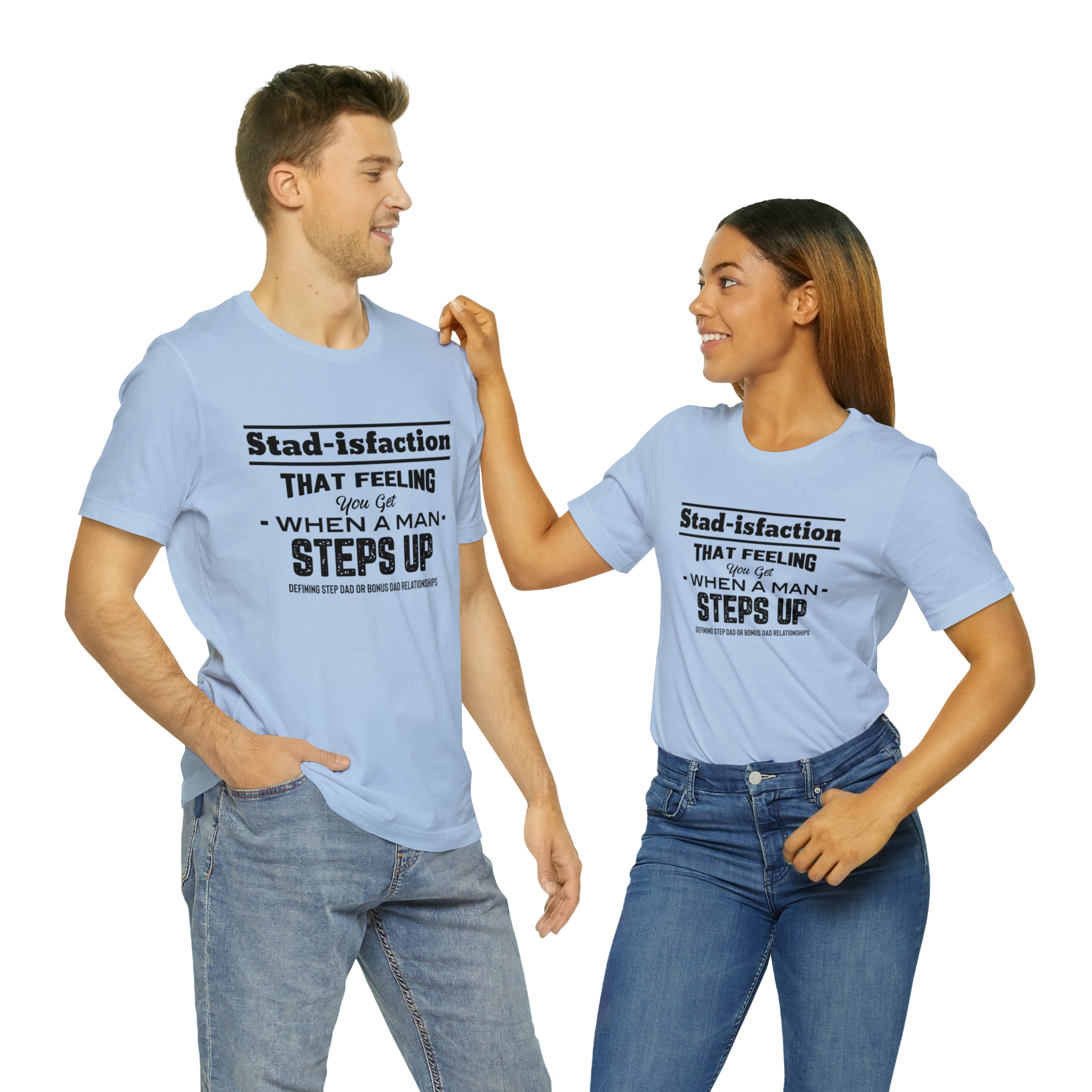 Fathers Day Gift Step Dad Unisex Softstyle T-Shirt Stad-isfaction Step Dad