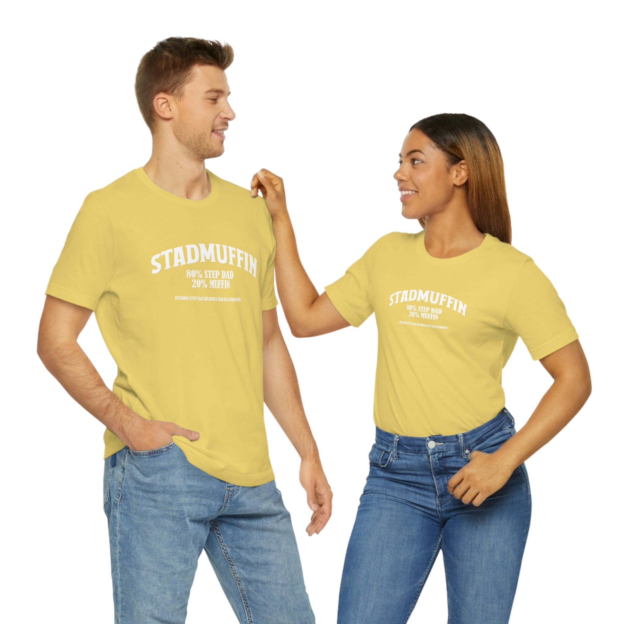 Fathers Day Gift Step Dad Unisex Softstyle T-Shirt Stad Muffin Step Dad
