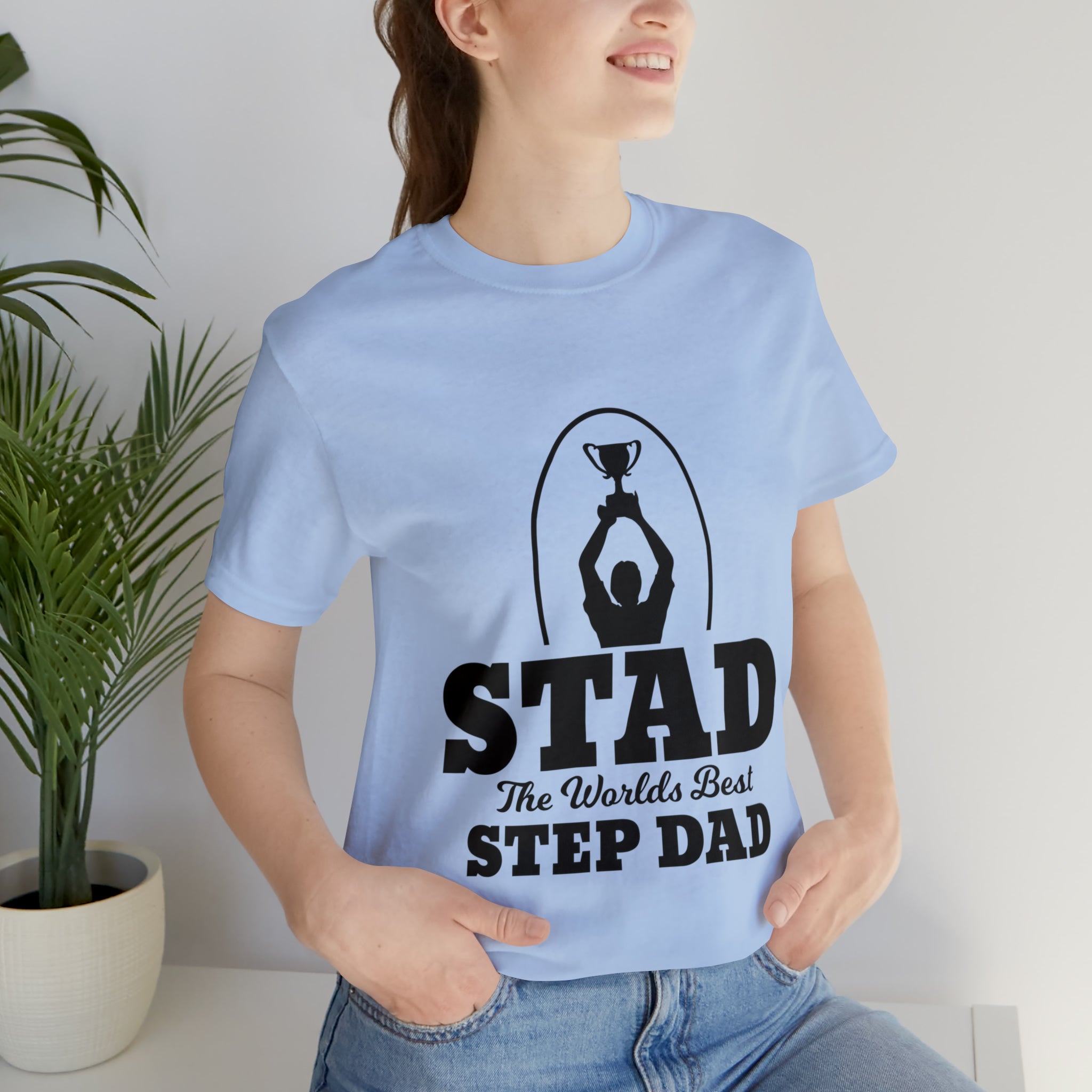 Fathers Day Gift Step Dad Unisex Softstyle T-Shirt Stad Worlds Best Step Dad
