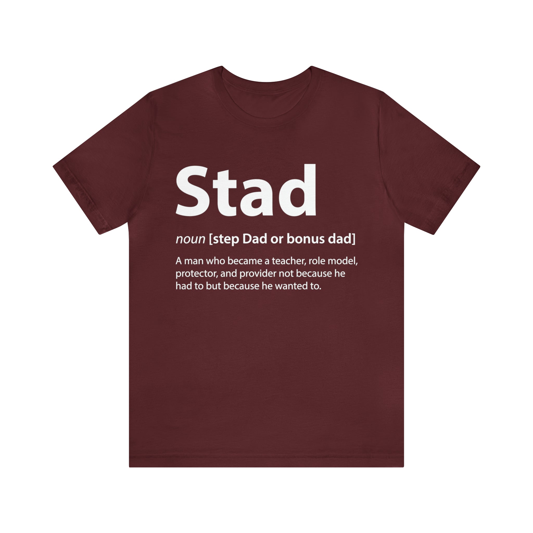 Fathers Day Gift Step Dad Unisex Softstyle T-Shirt Stad Step definition