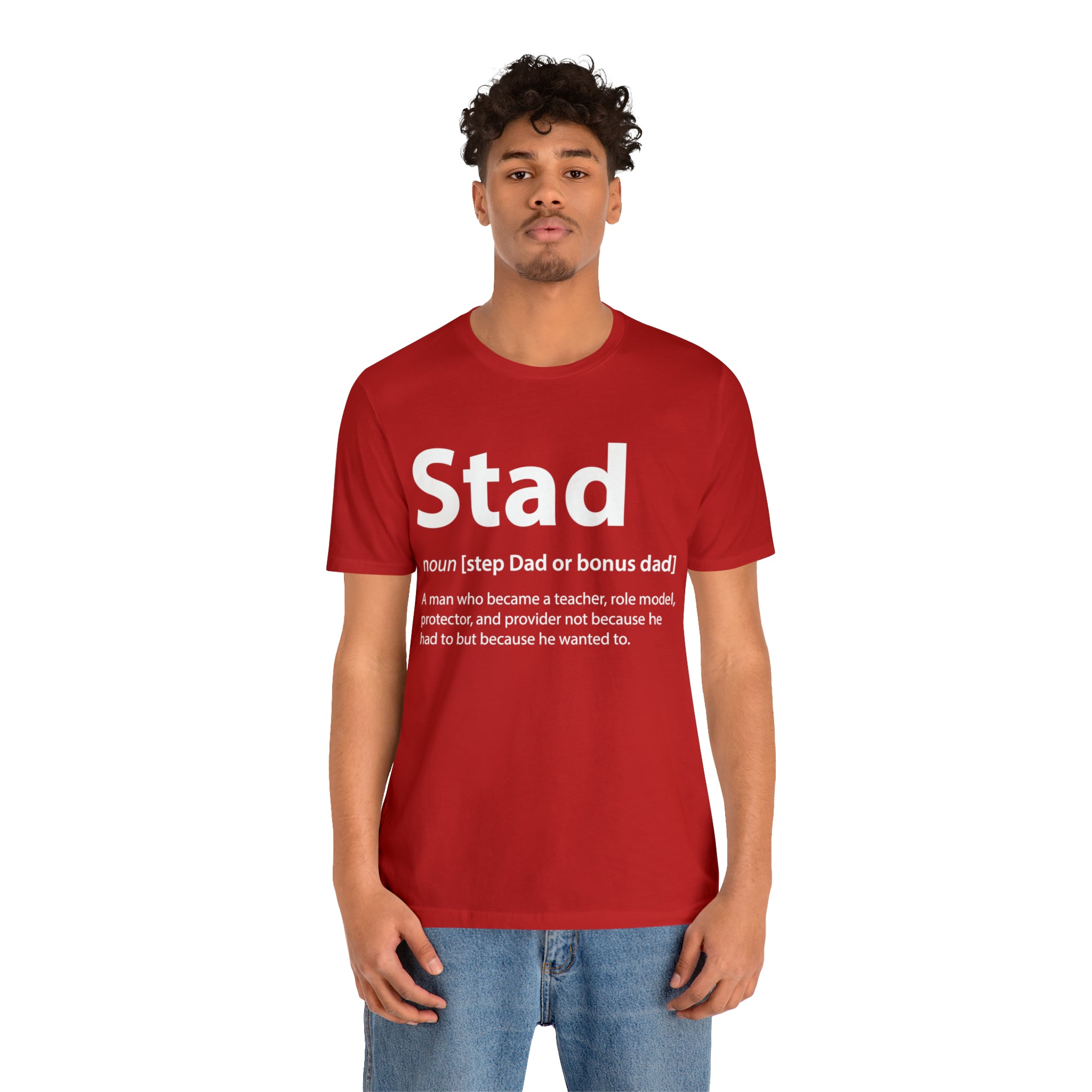 Fathers Day Gift Step Dad Unisex Softstyle T-Shirt Stad Step definition