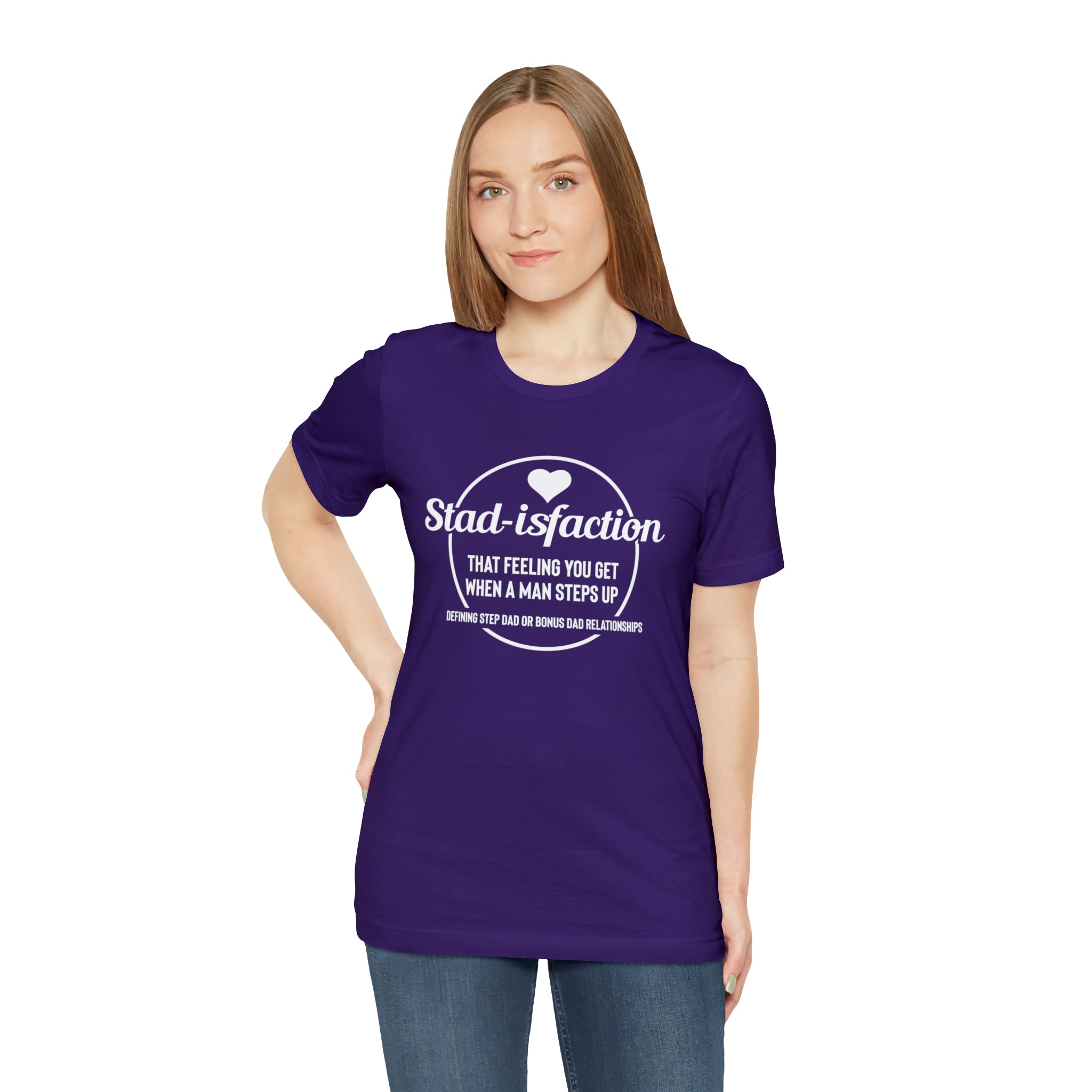 Fathers Day Gift Step Dad Unisex Softstyle T-Shirt Stad-isfaction Step Dad