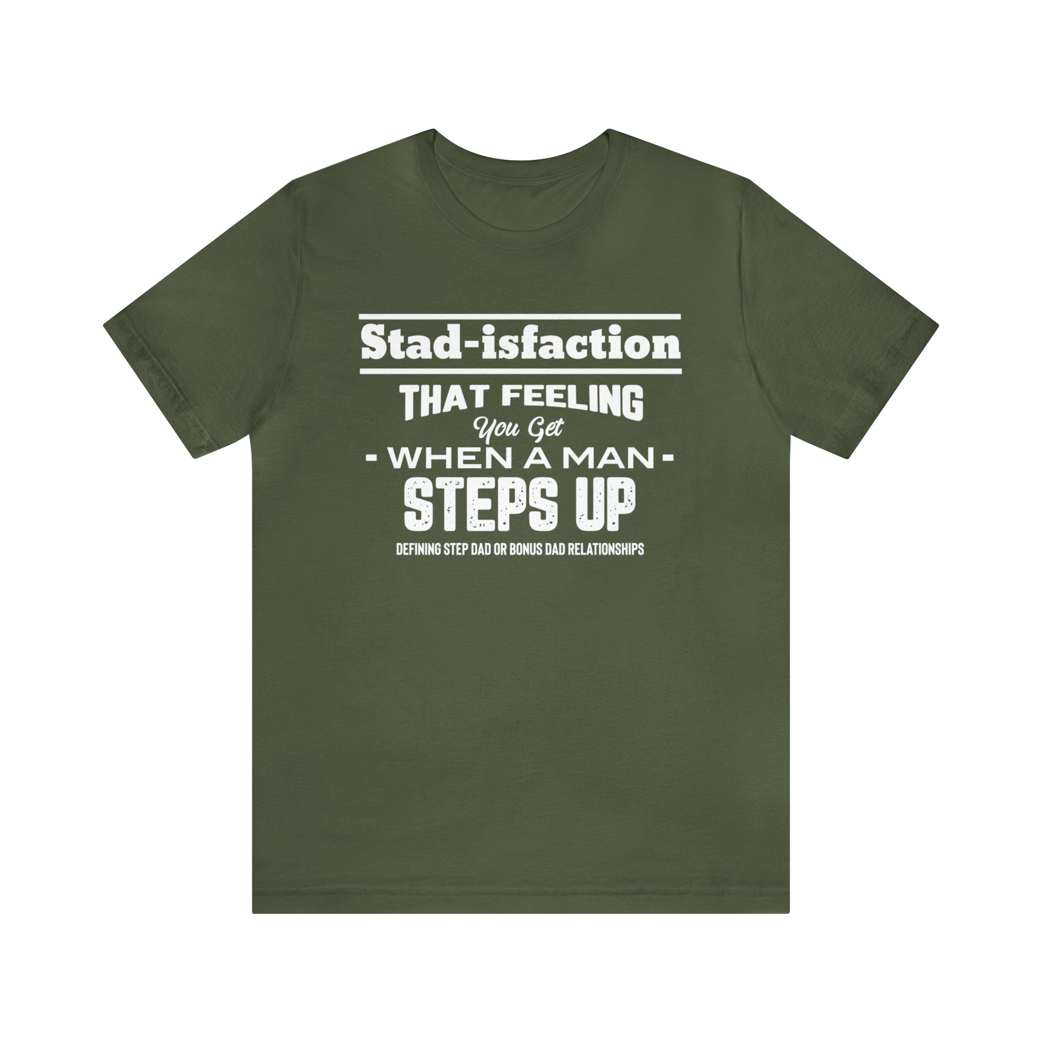Fathers Day Gift Step Dad Unisex Softstyle T-Shirt Stad-isfaction Step Dad