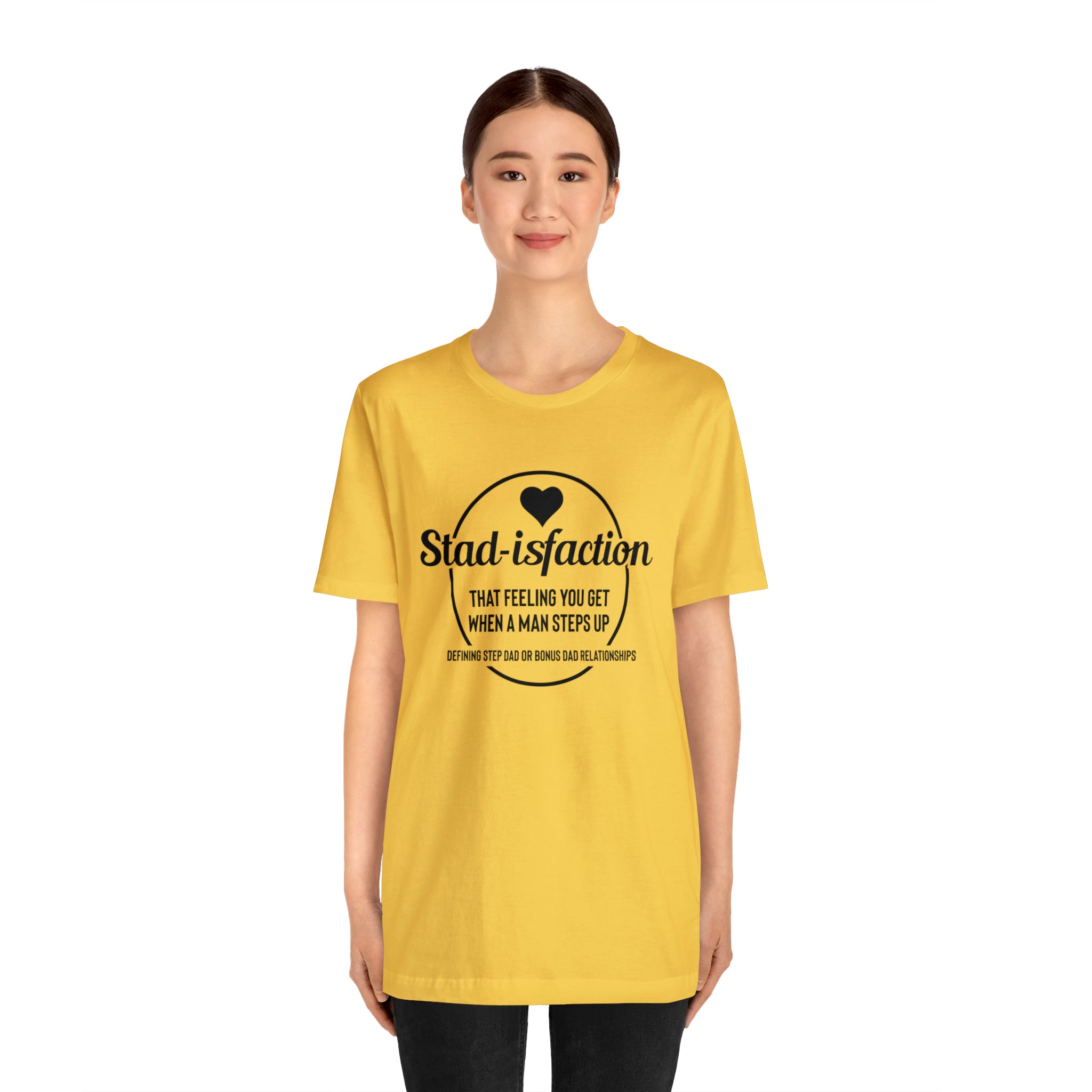 Fathers Day Gift Step Dad Unisex Softstyle T-Shirt Stad-isfaction Step Dad
