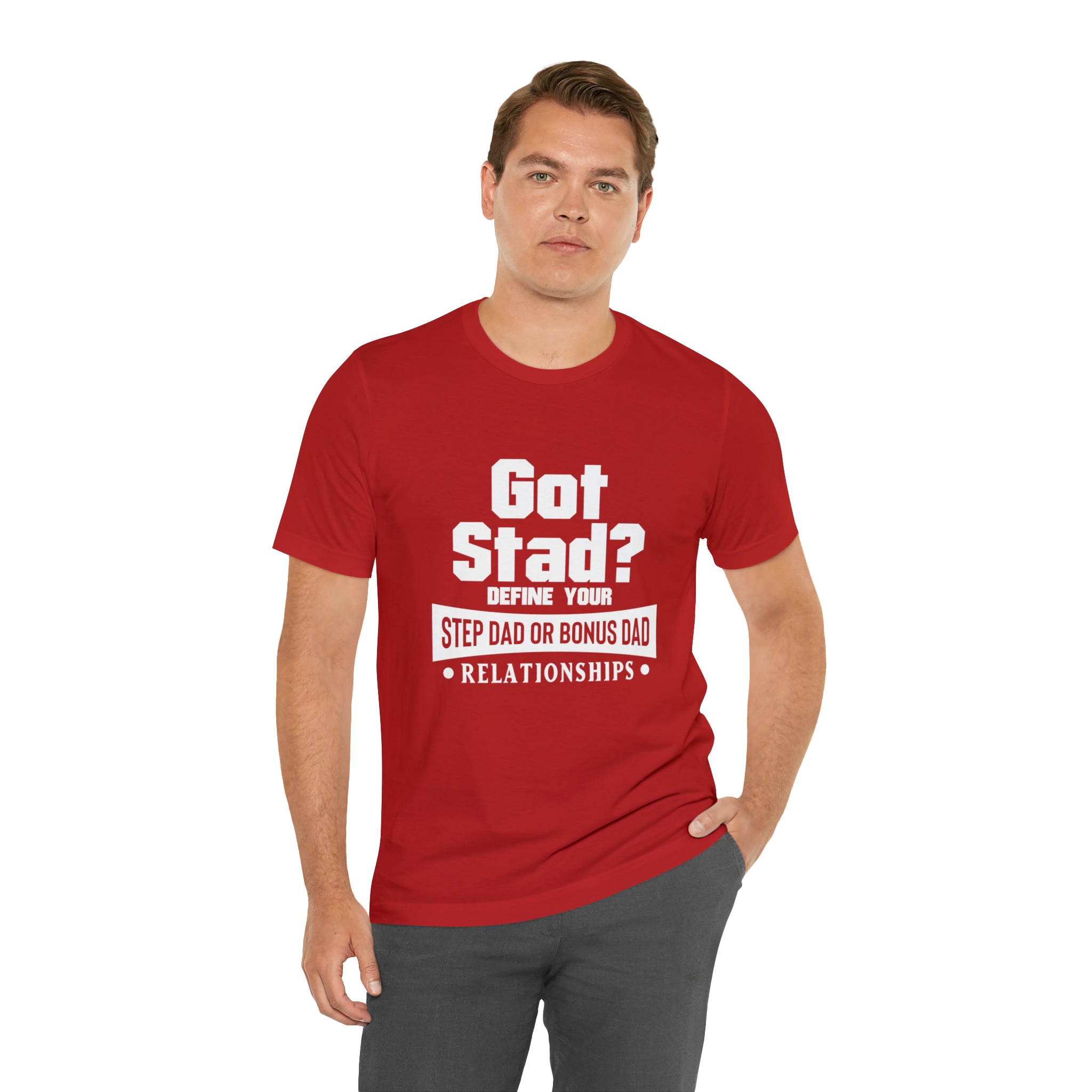 Fathers Day Gift Step Dad Unisex Softstyle T-Shirt Got Stad? Step Dad