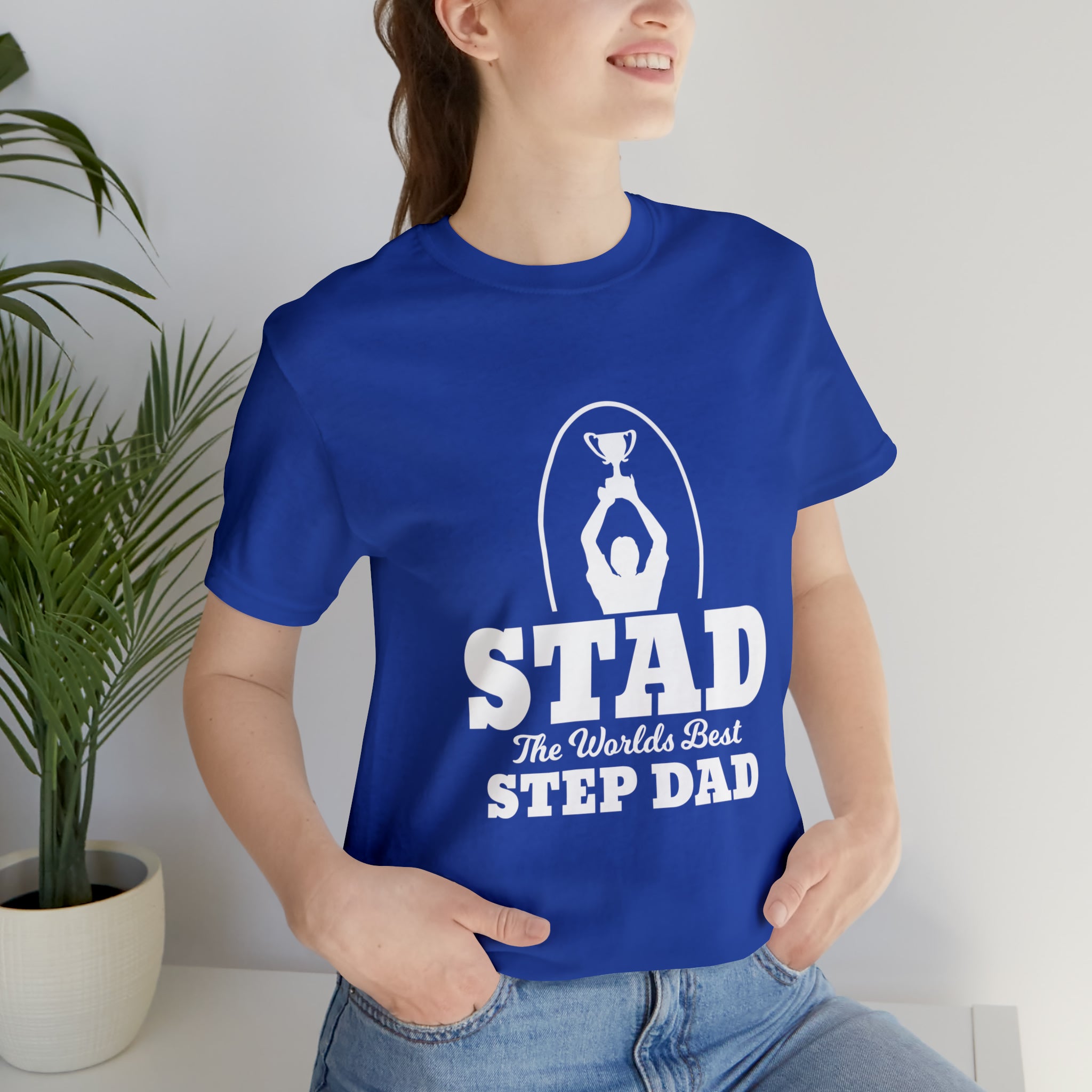 Fathers Day Gift Step Dad Unisex Softstyle T-Shirt Stad Worlds Best Step Dad
