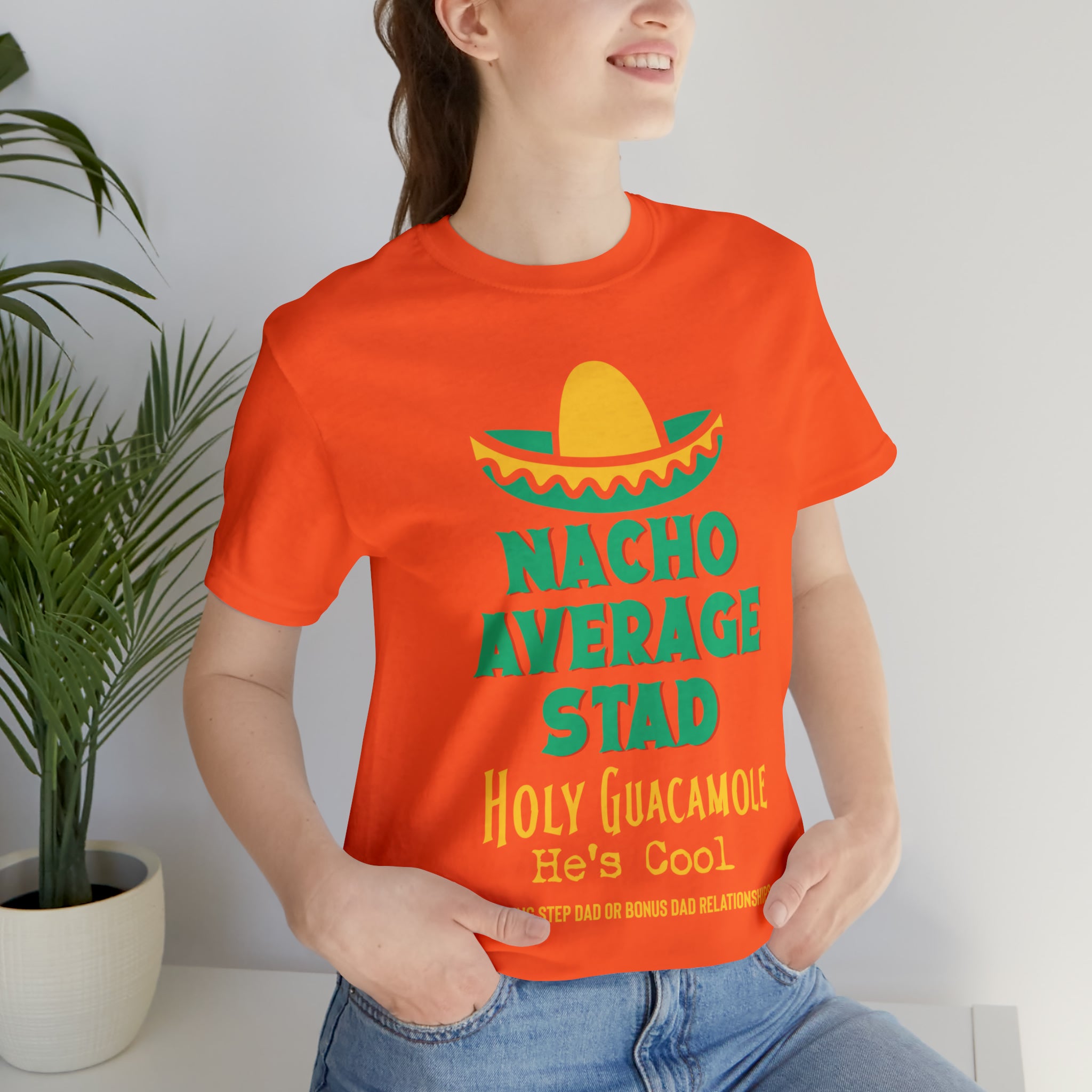 Fathers Day Gift Step Dad Unisex Softstyle T-Shirt Nacho Average Step Dad