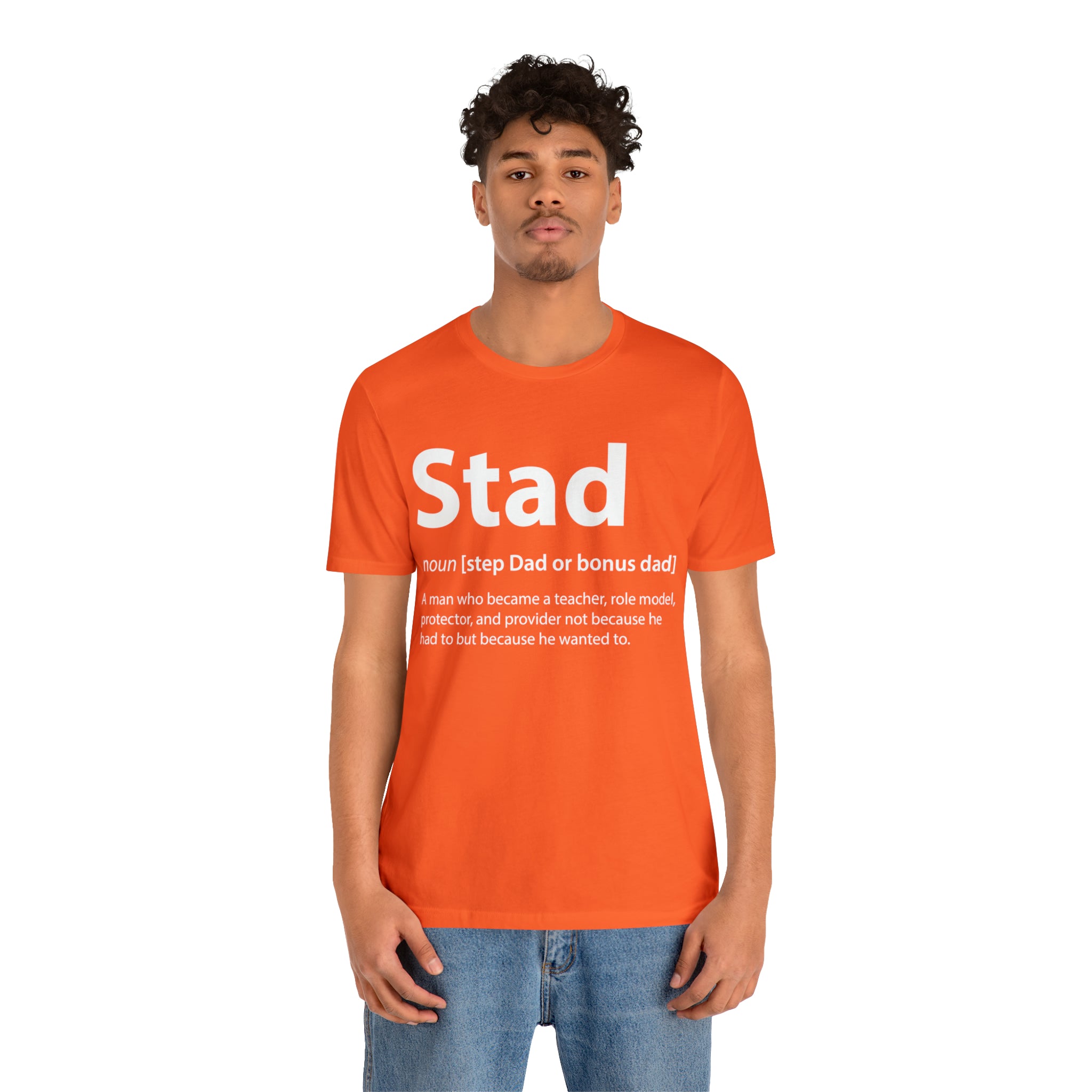 Fathers Day Gift Step Dad Unisex Softstyle T-Shirt Stad Step definition