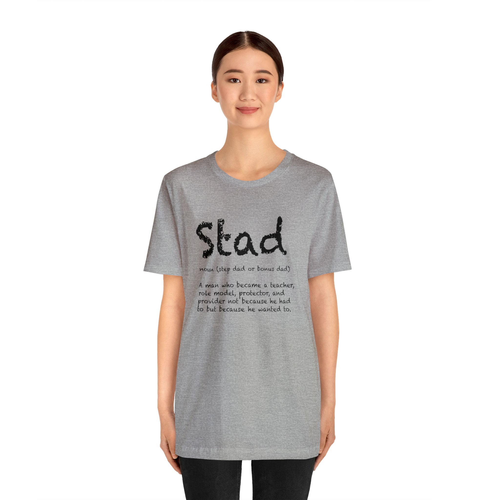 Fathers Day Gift Step Dad Unisex Softstyle T-Shirt Stad Step definition