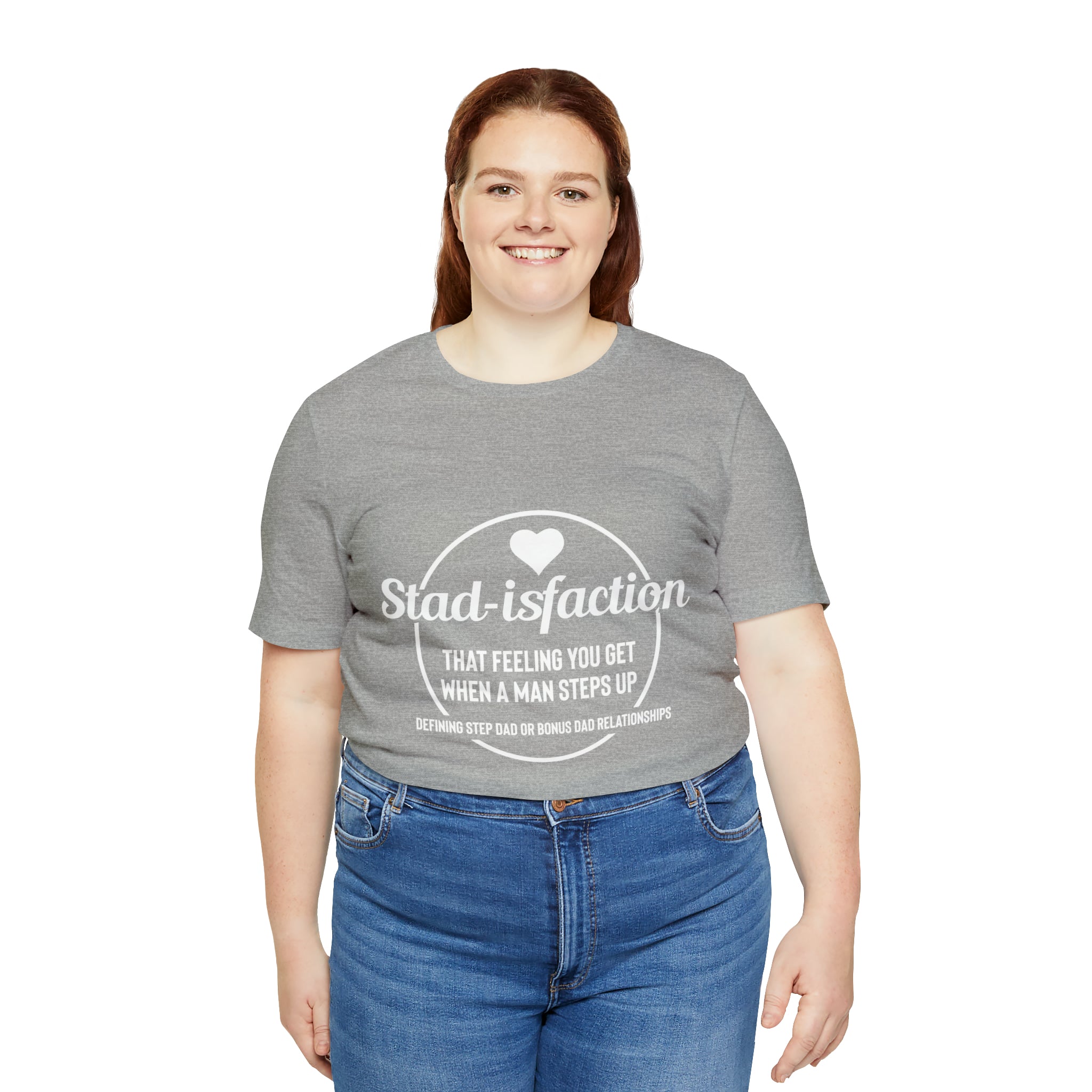 Fathers Day Gift Step Dad Unisex Softstyle T-Shirt Stad -isfaction step Dad