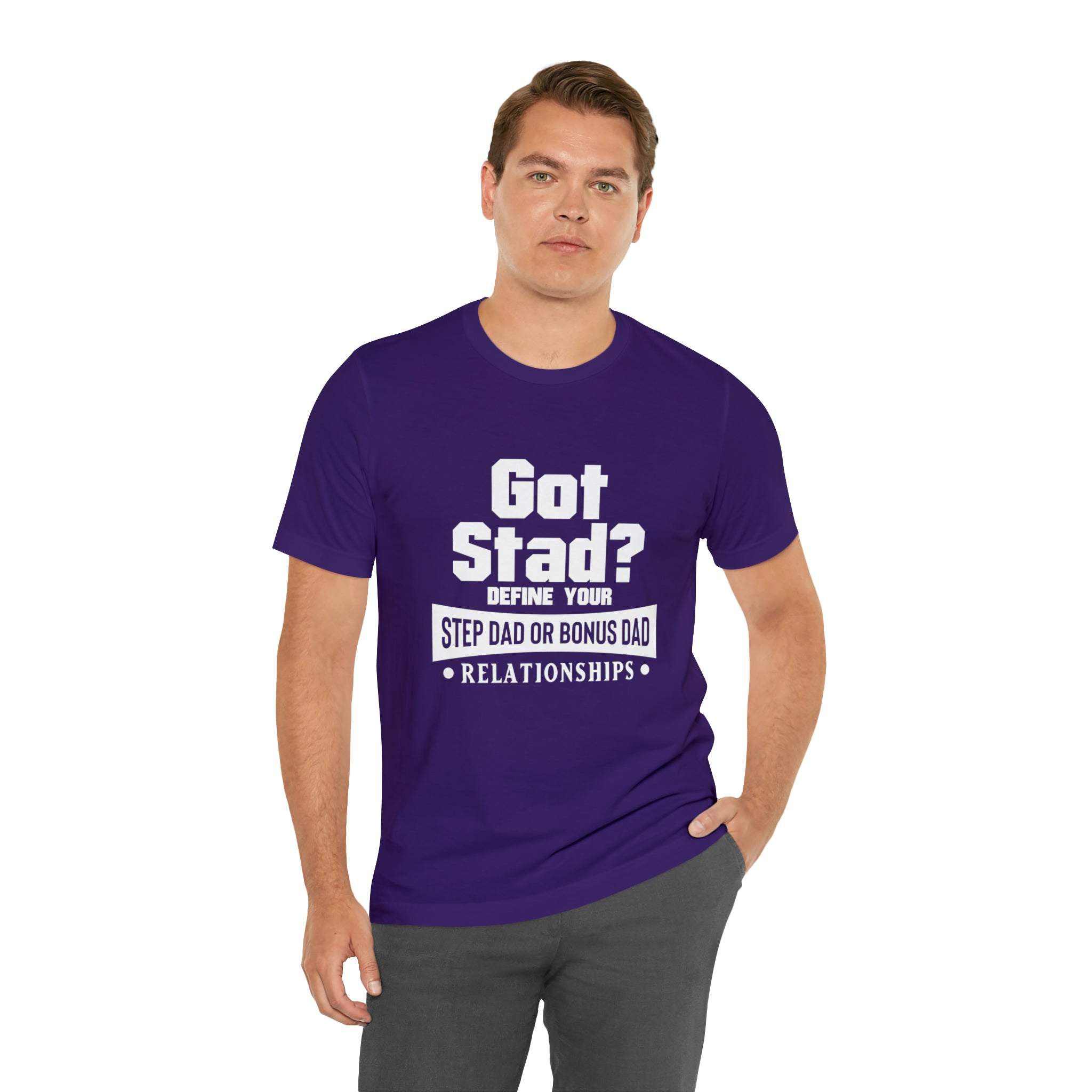 Fathers Day Gift Step Dad Unisex Softstyle T-Shirt Got Stad? Step Dad