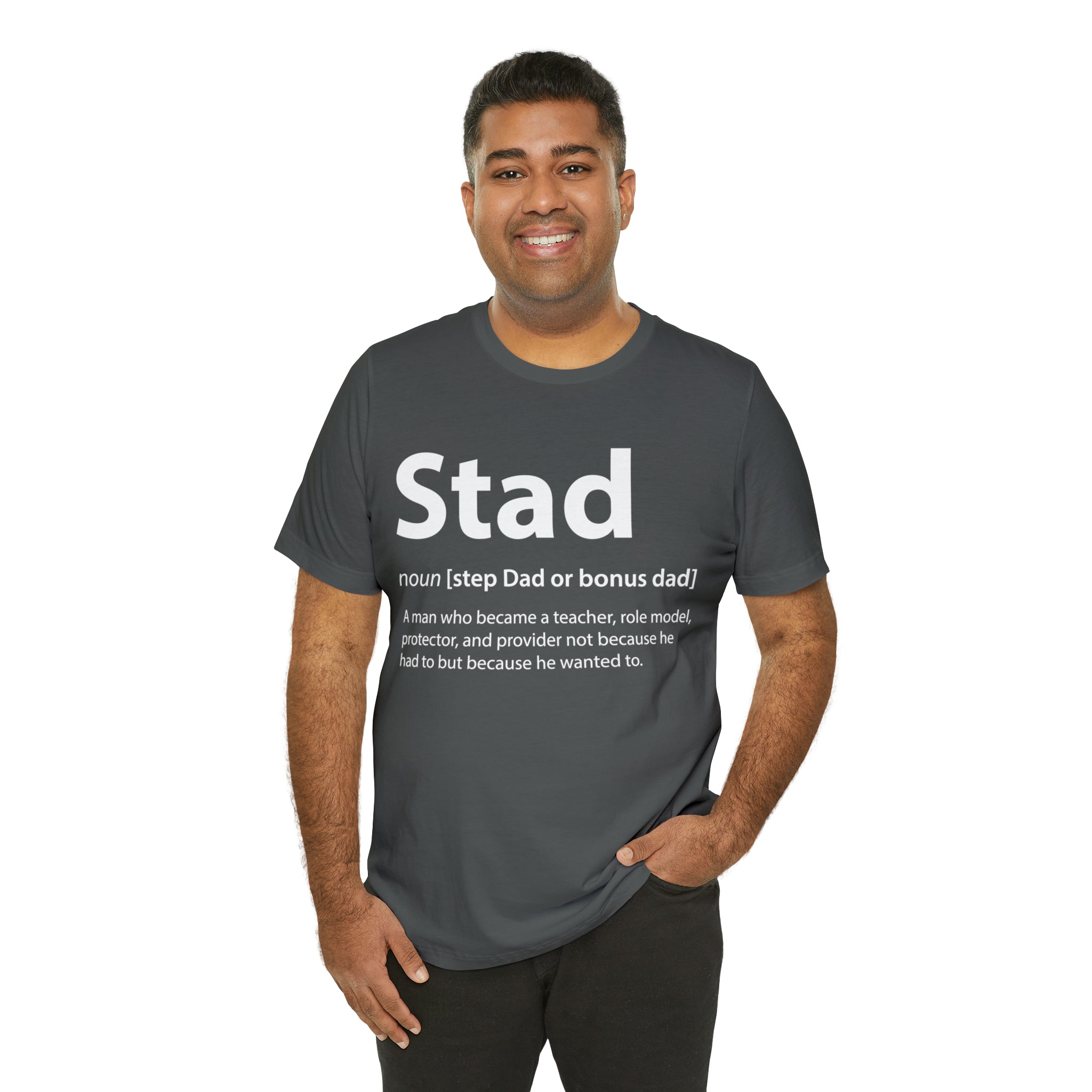 Fathers Day Gift Step Dad Unisex Softstyle T-Shirt Stad Step definition