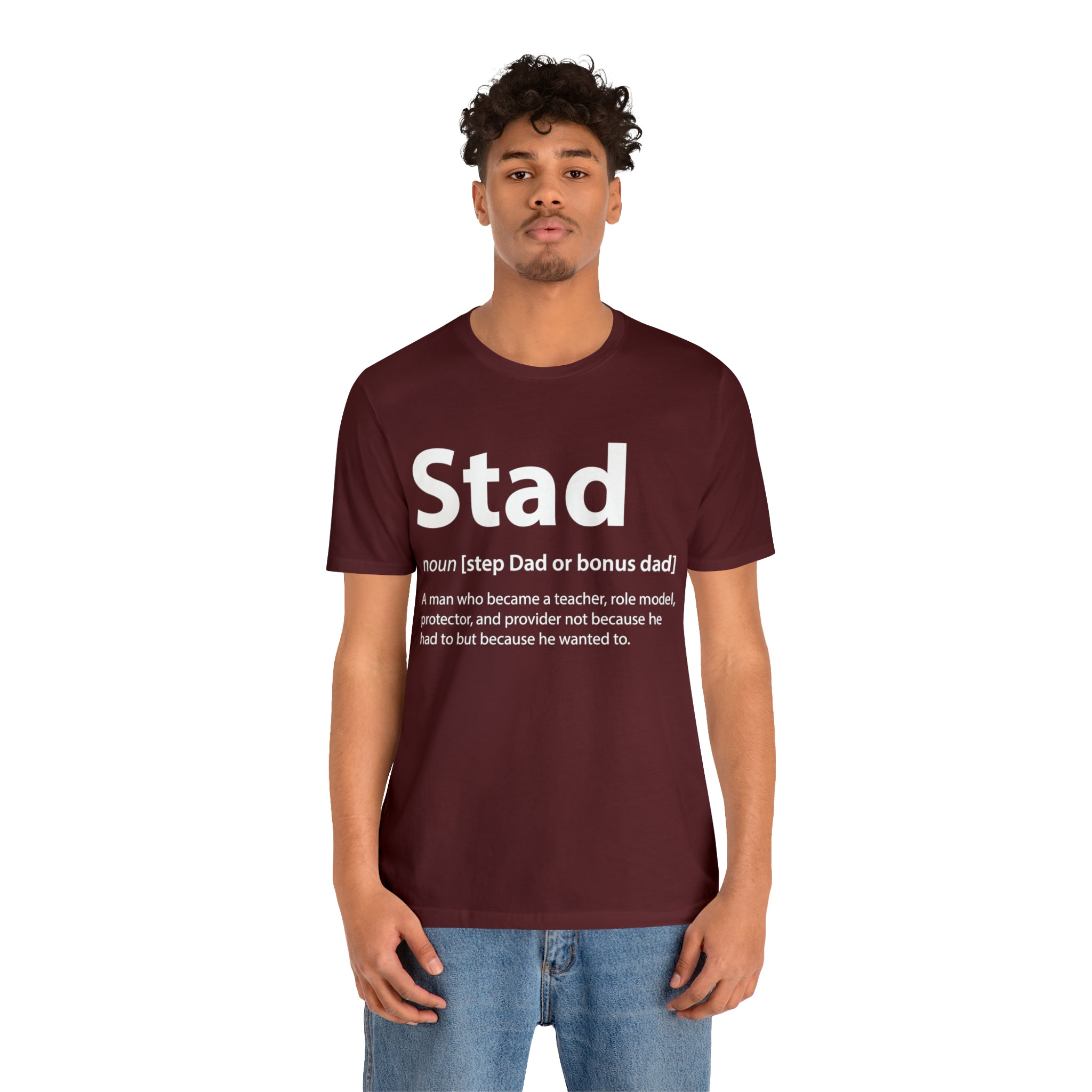 Fathers Day Gift Step Dad Unisex Softstyle T-Shirt Stad Step definition