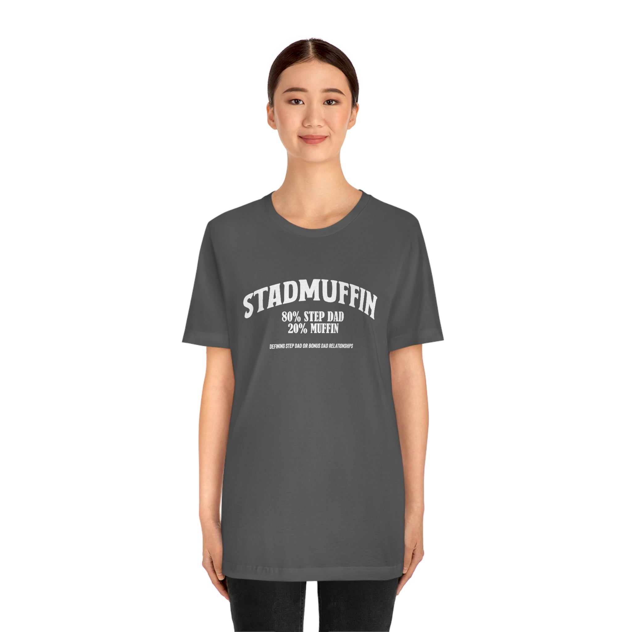 Fathers Day Gift Step Dad Unisex Softstyle T-Shirt Stad Muffin Step Dad