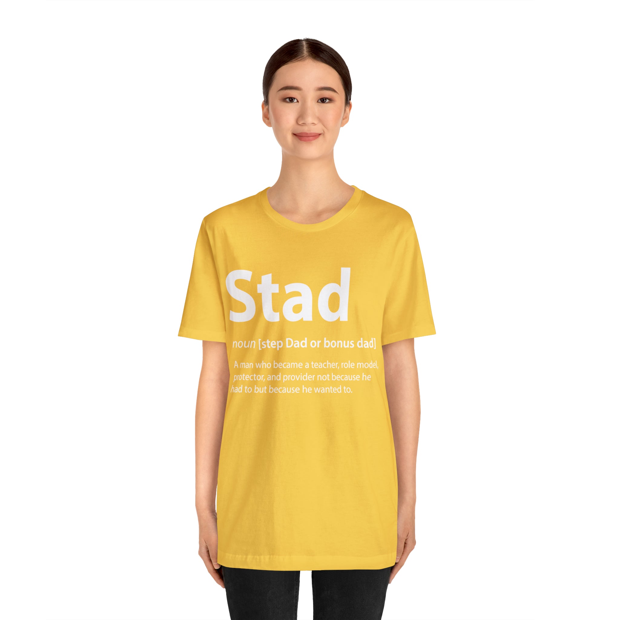 Fathers Day Gift Step Dad Unisex Softstyle T-Shirt Stad Step definition